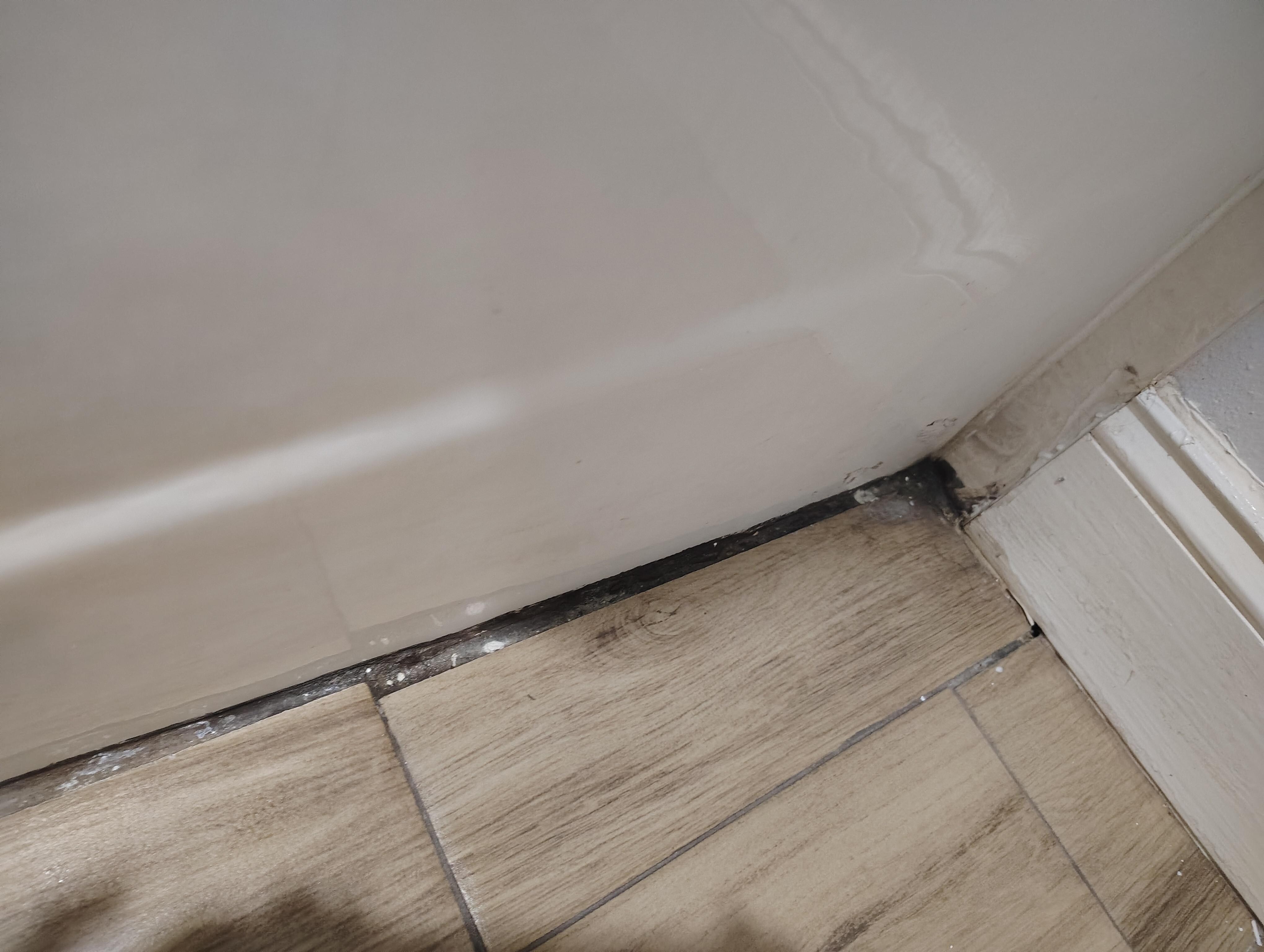 Bathroom dirt.