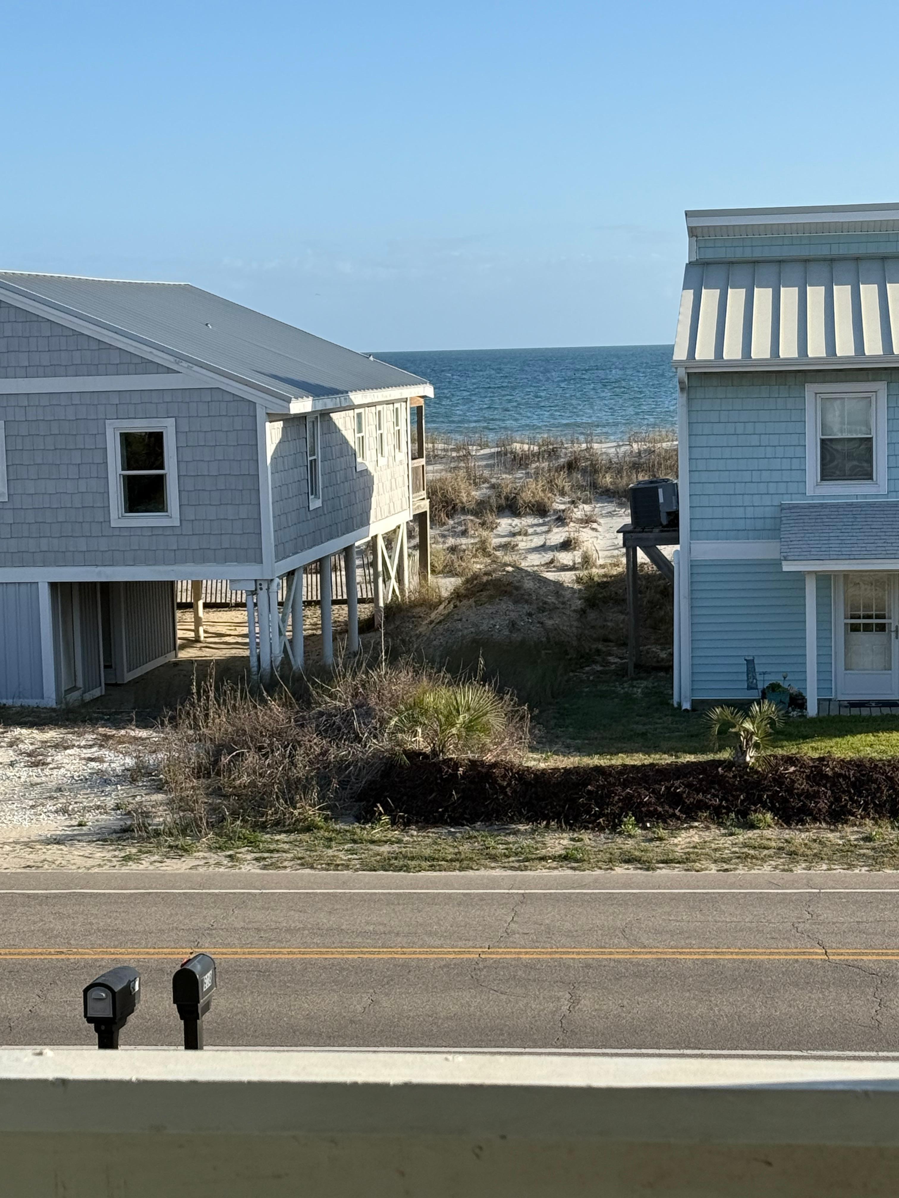 Direct view from balcony