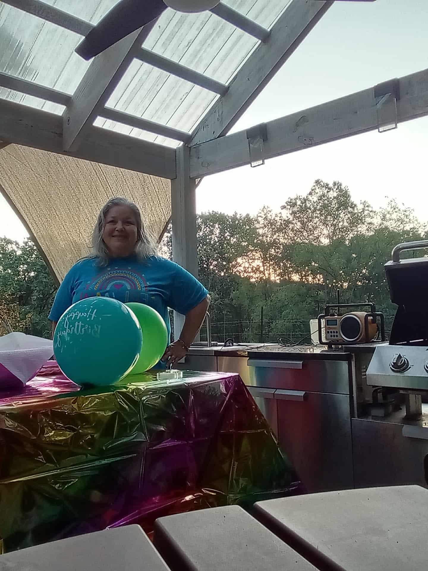 A simple birthday dinner and cake for me.