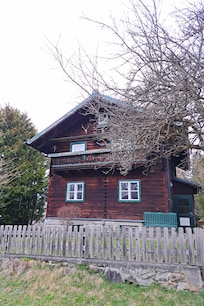 Haus von hinten
