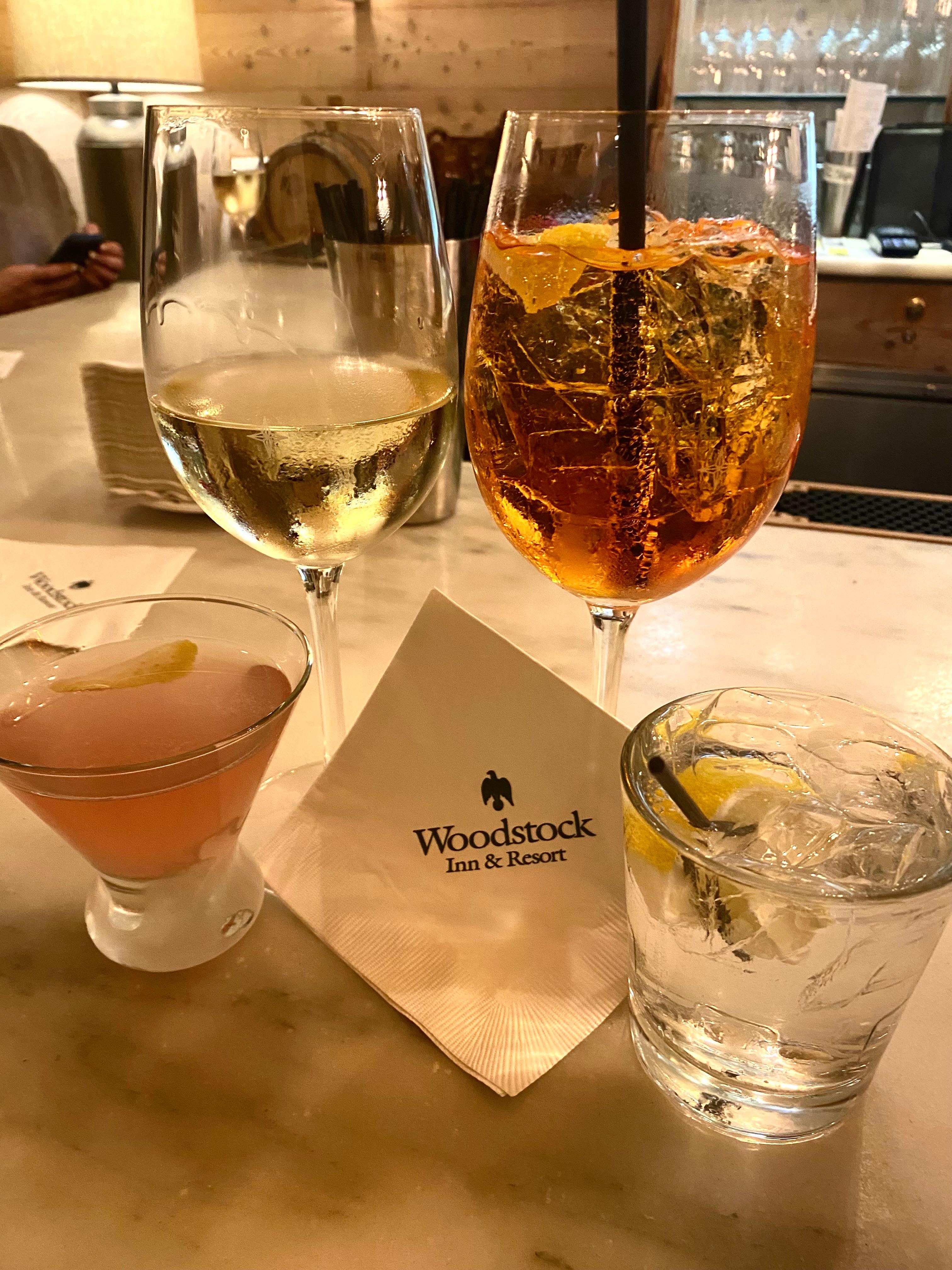 Cocktails at the Woodstock Inn