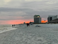 Sunset from balcony.