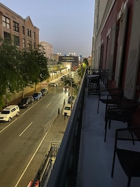 View from the balcony.