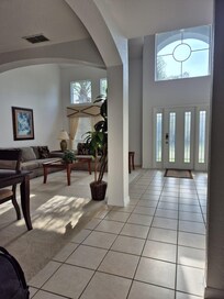 Reception area as you enter the house.