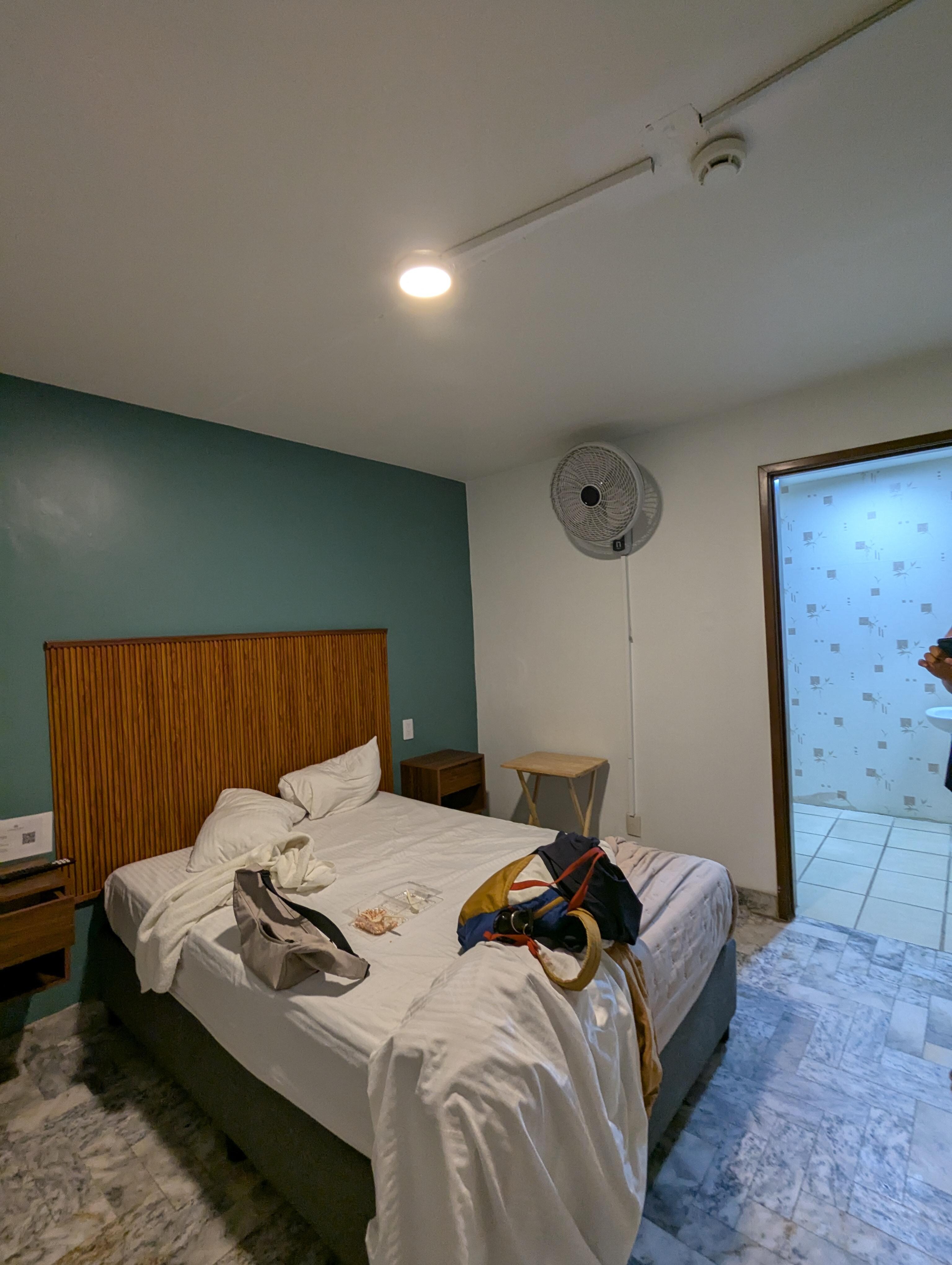 The bed is bad, not clean
