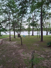 The water is right there.