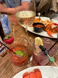 The Wharf Tavern- directly across on the other side of the water. Great restaurant.