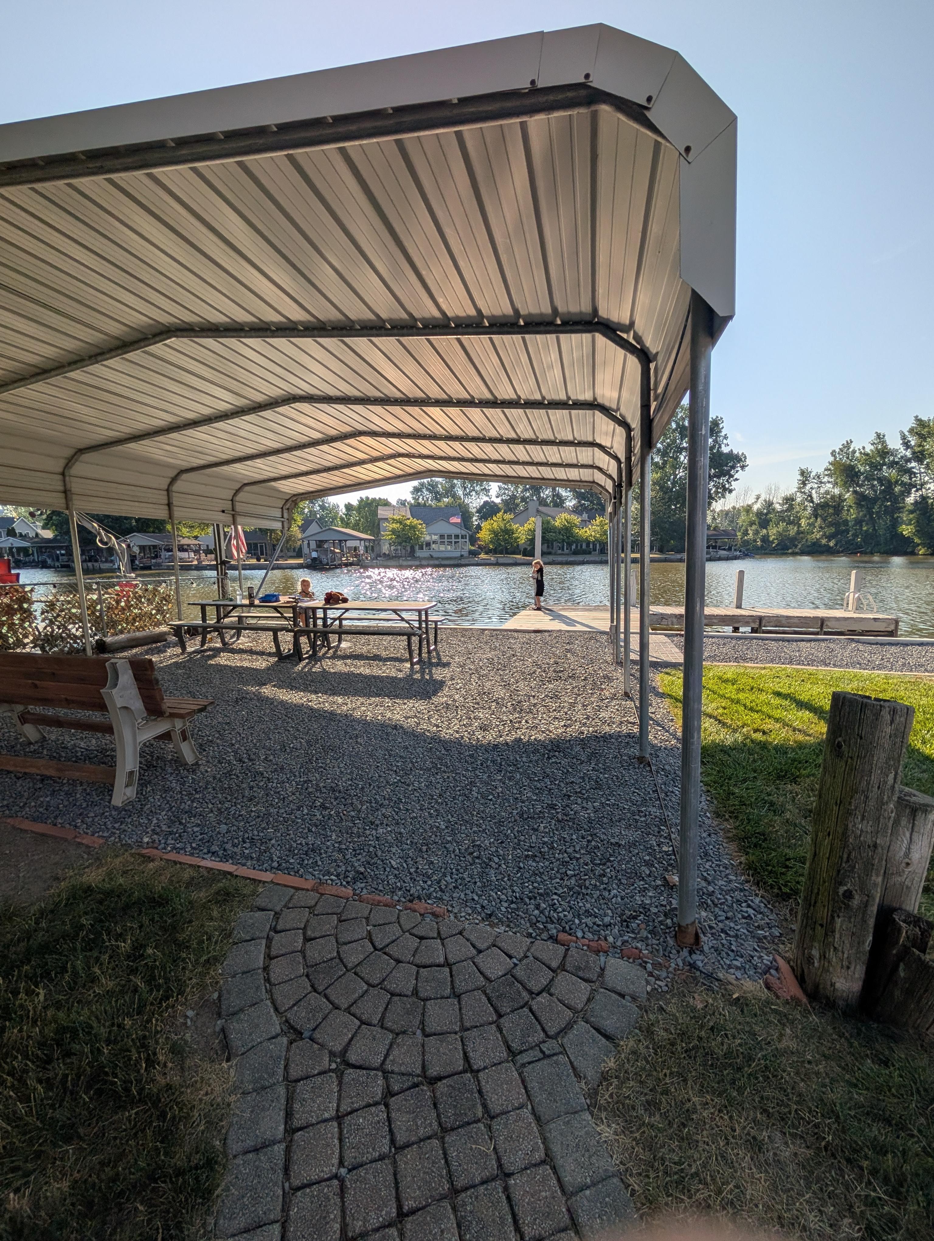 The "beer garden" area was our favorite spot