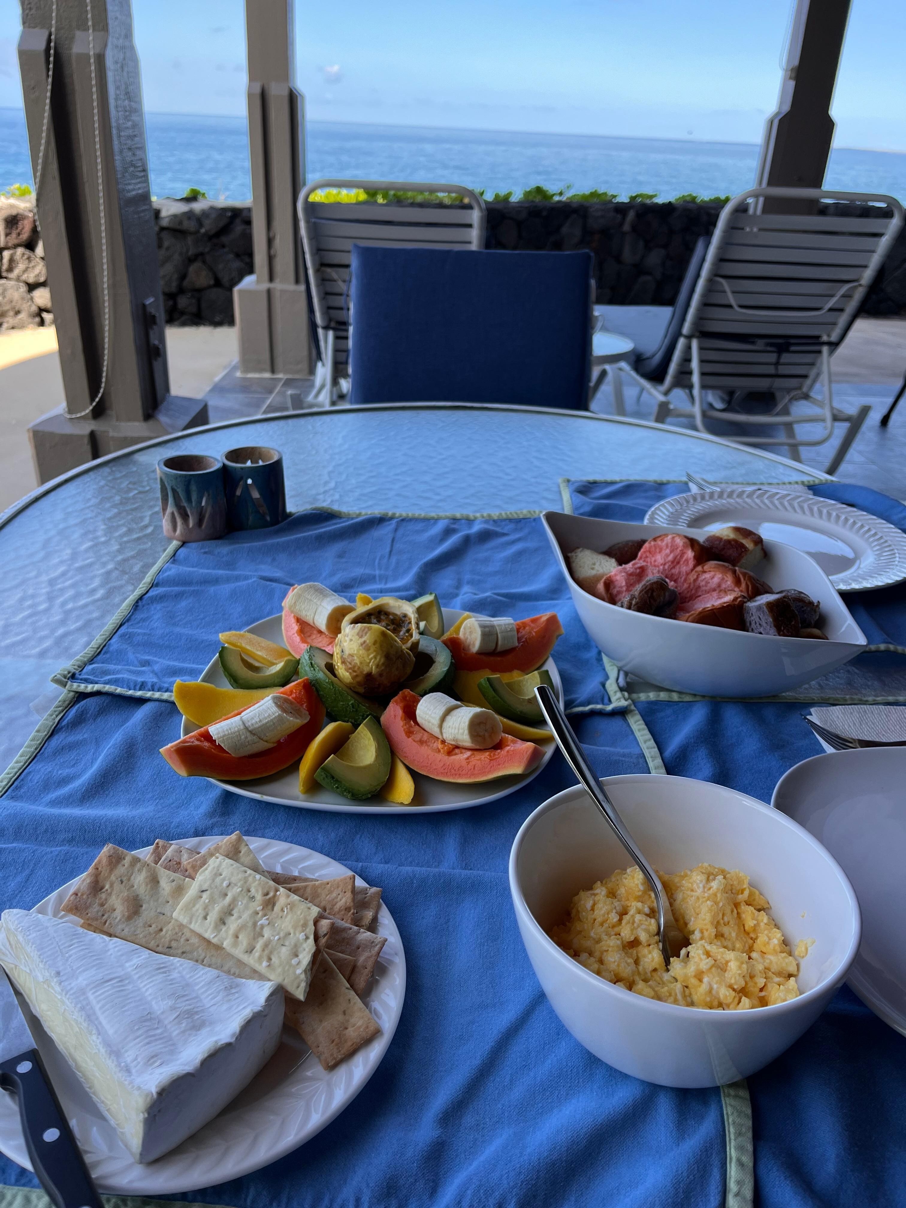 Breakfast on the lanai