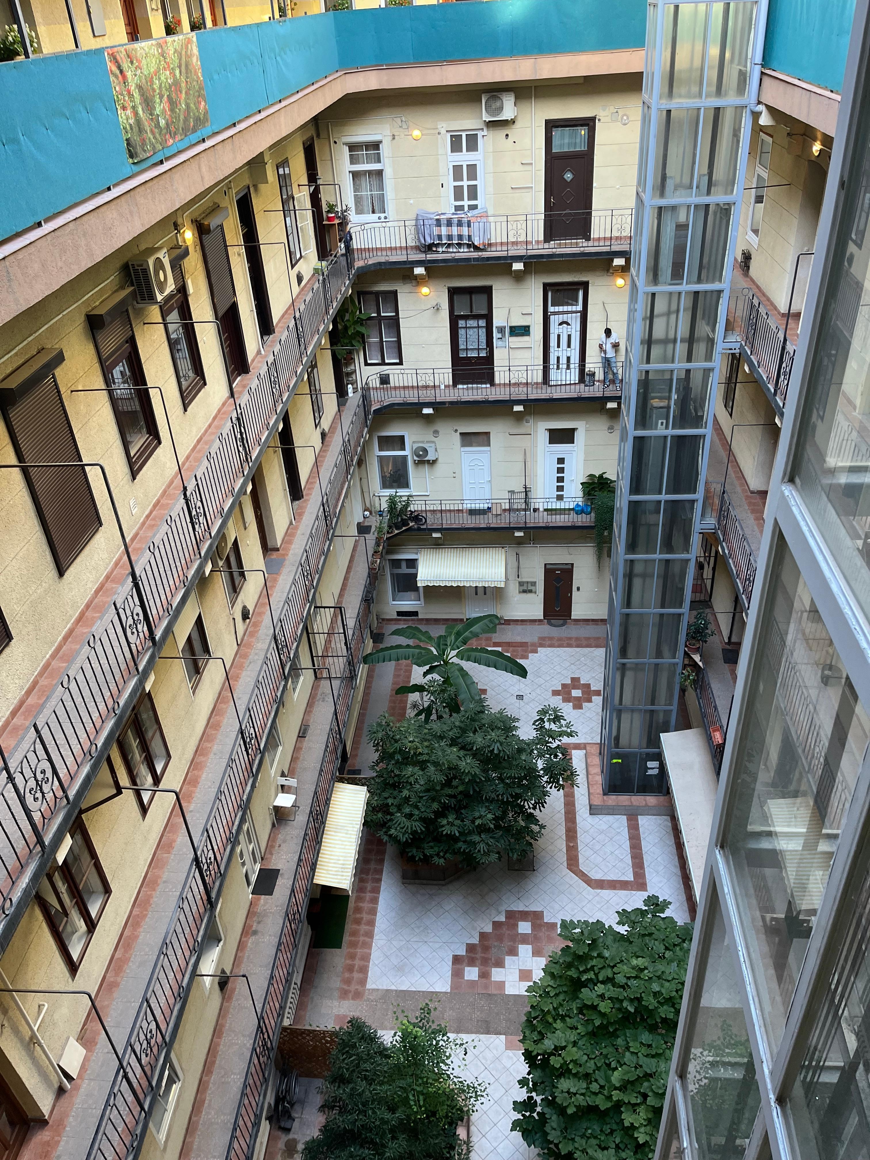 Trevligt med innergård 