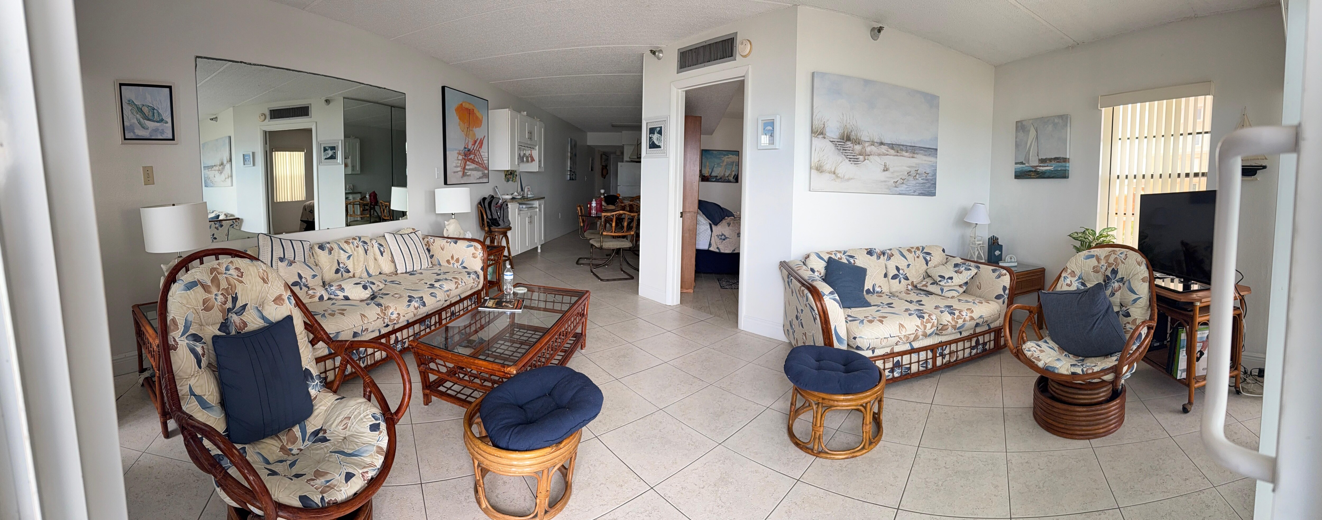 Panoramic View Of Living Area