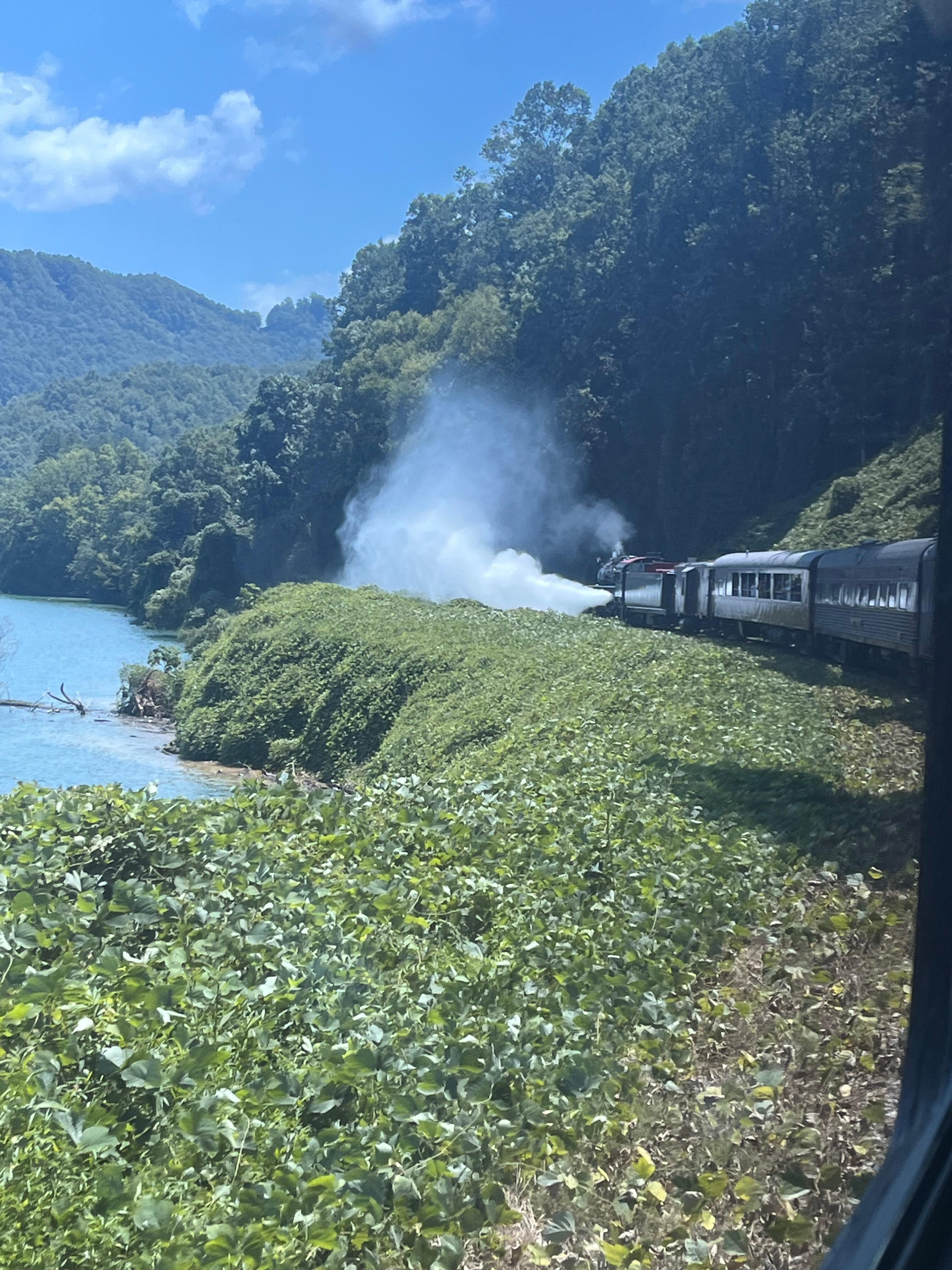 Train ride to Nantahala outdoor center