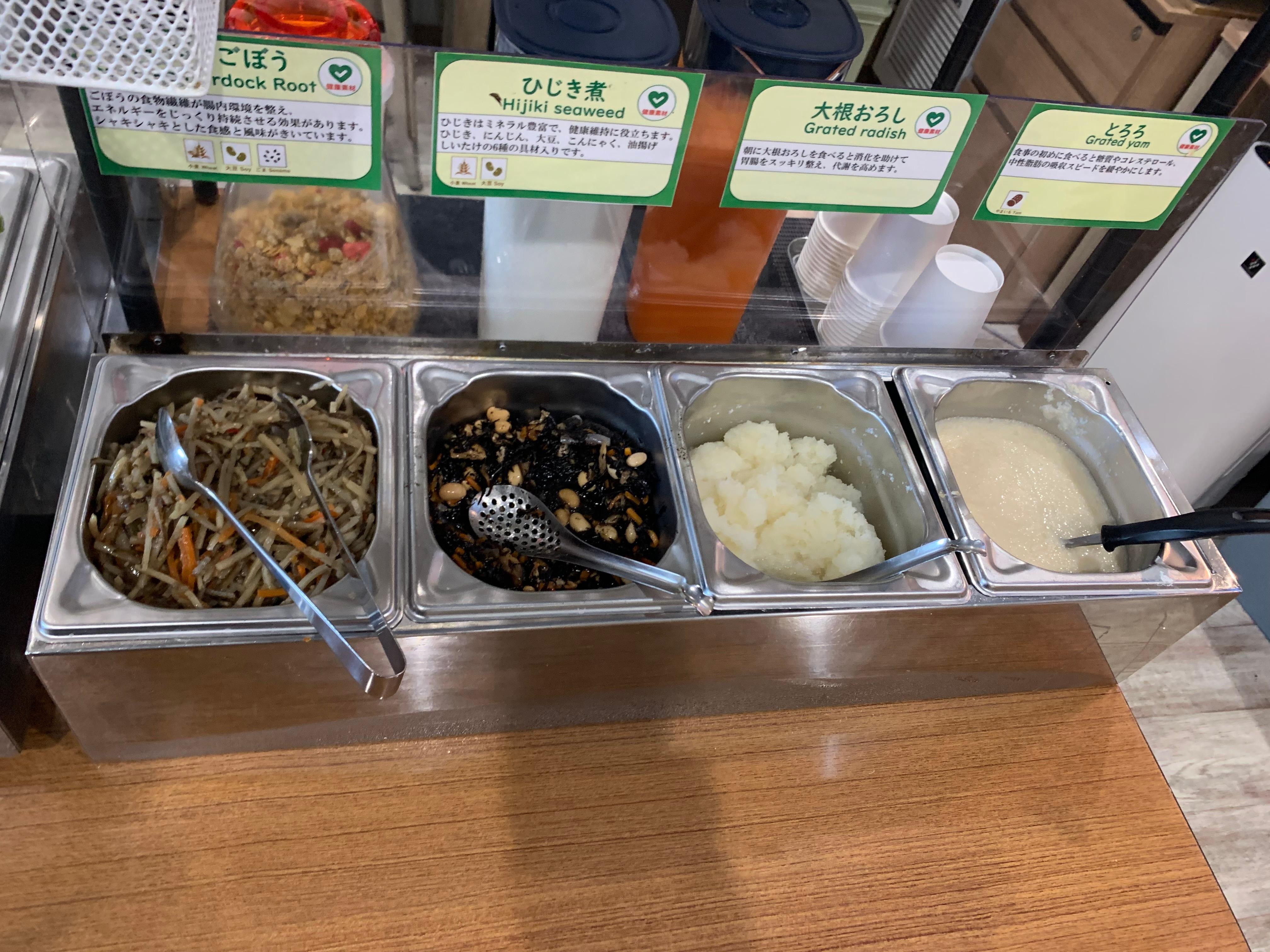 Healthy food for complimentary breakfast.