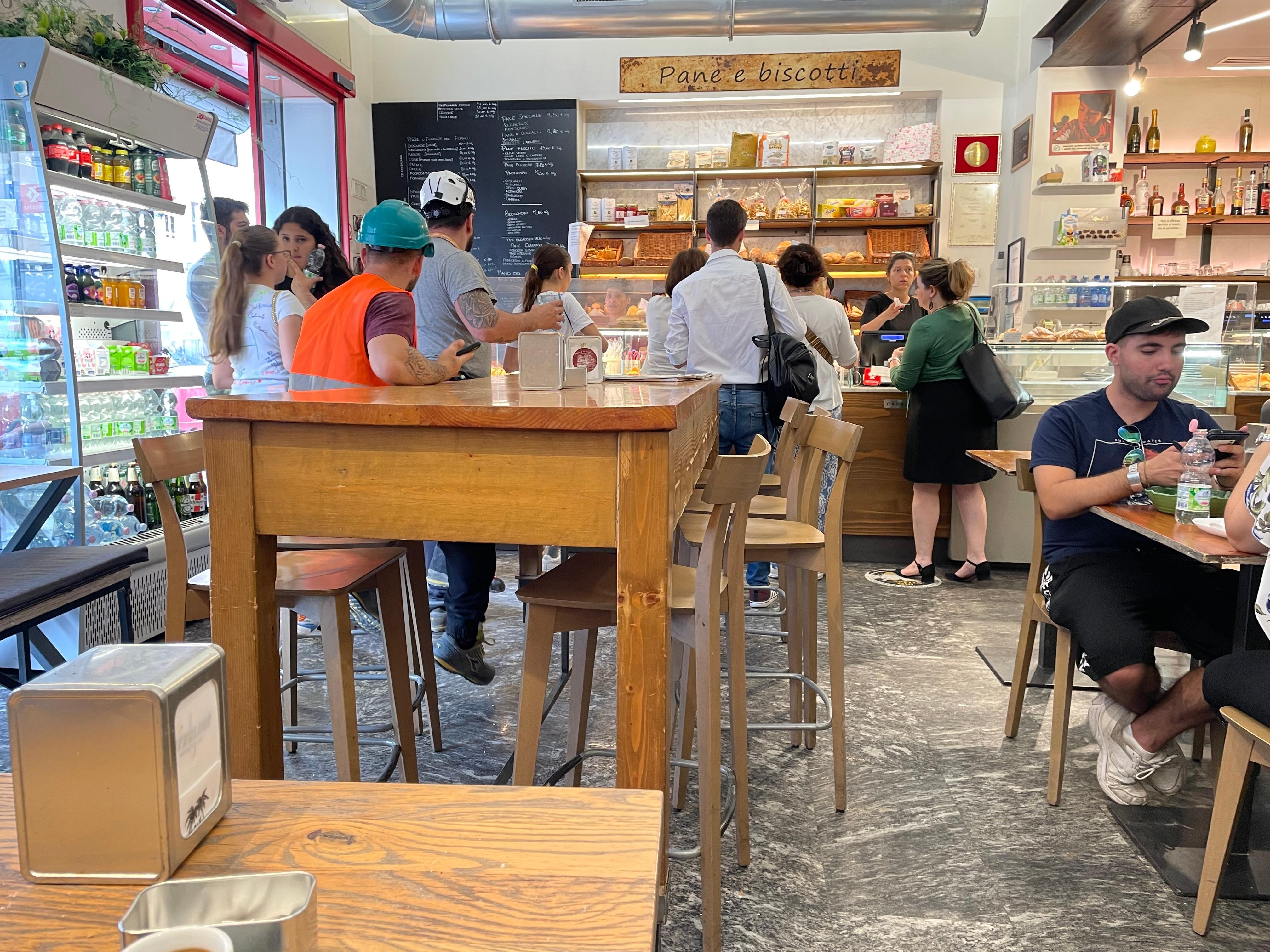 Eines der vielen Cafés