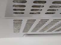 Verschmutzte Dunstabzugshaube