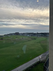 View of old course at breakfast