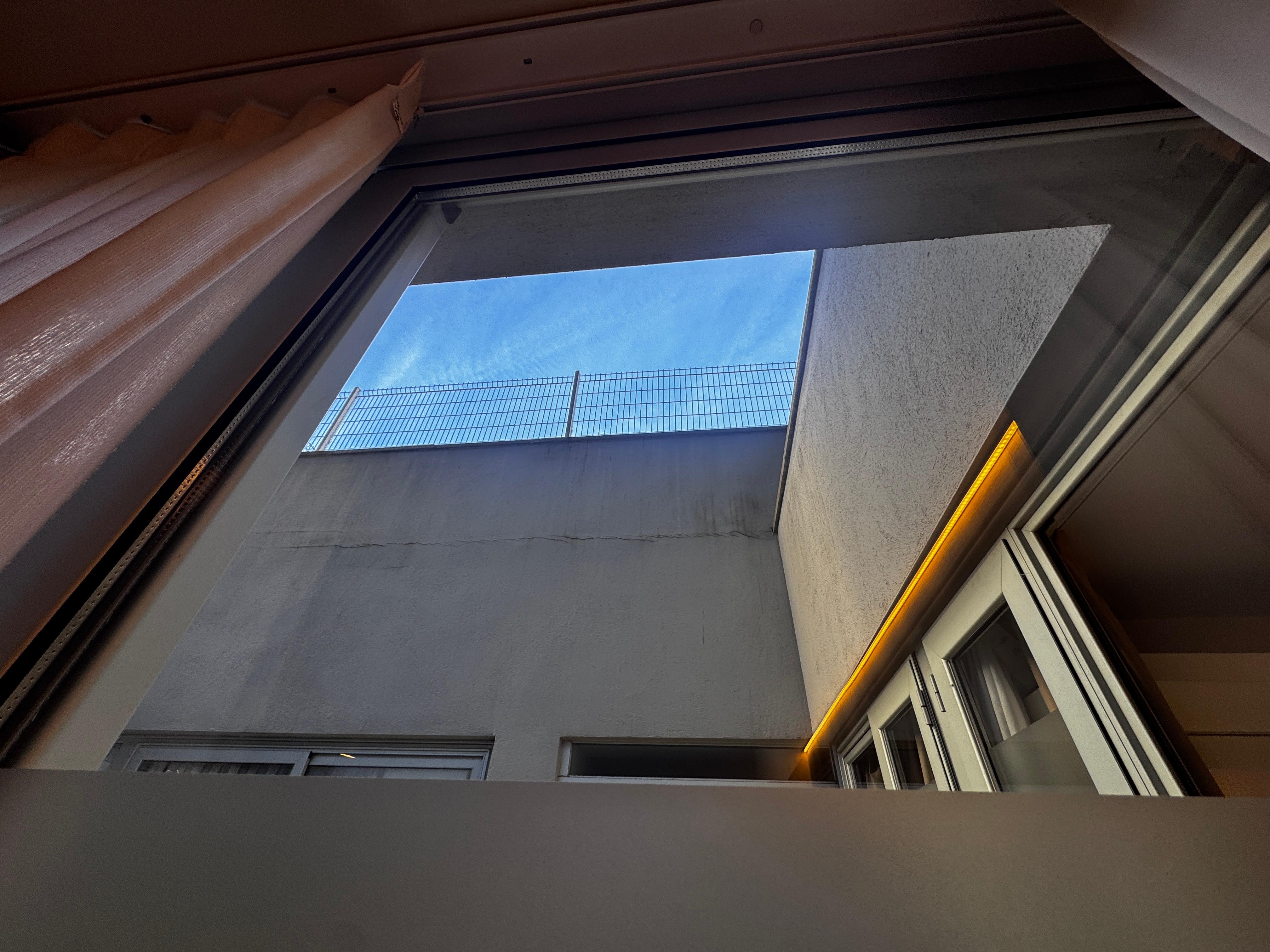 Prison-line view from room