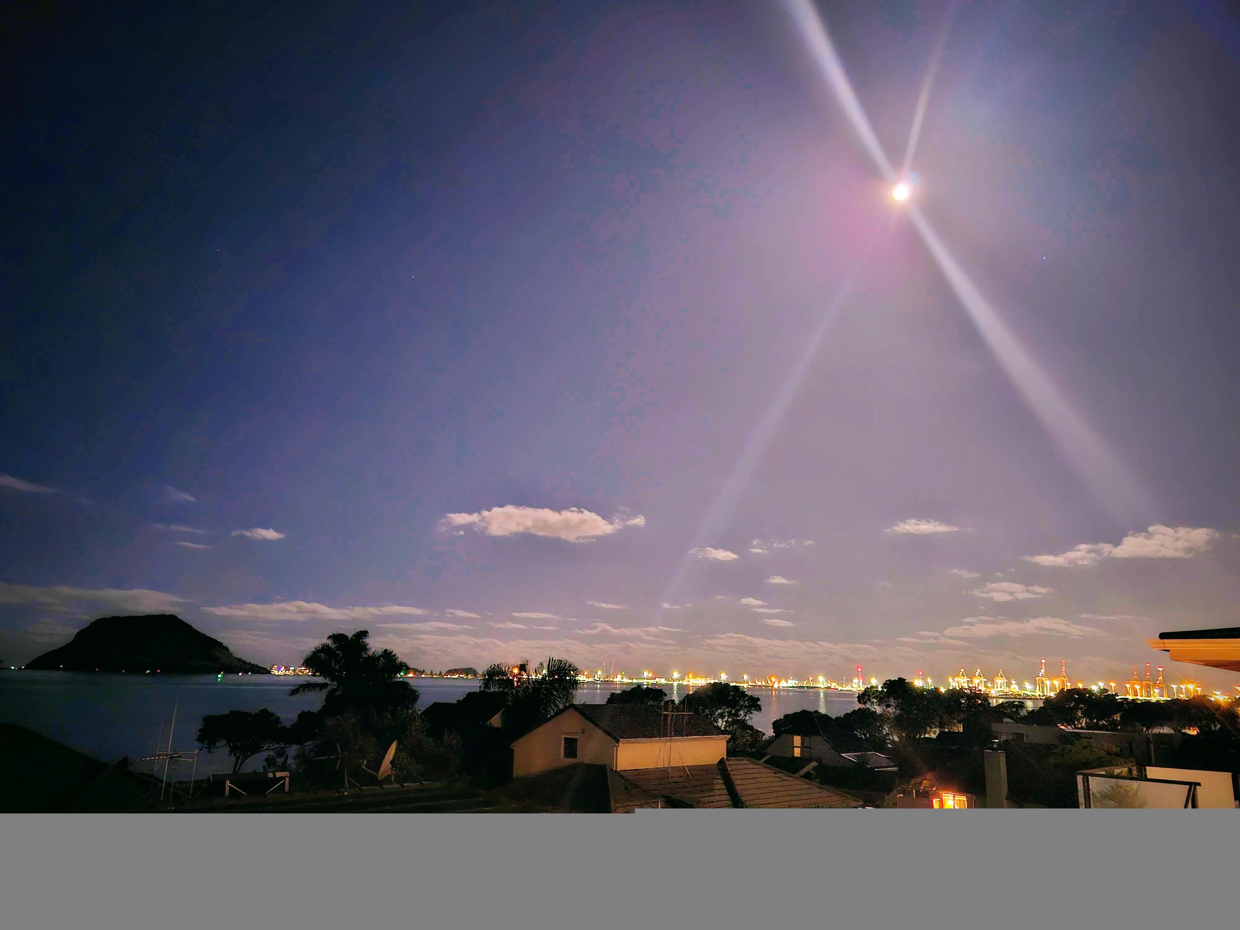 Full moon from the place