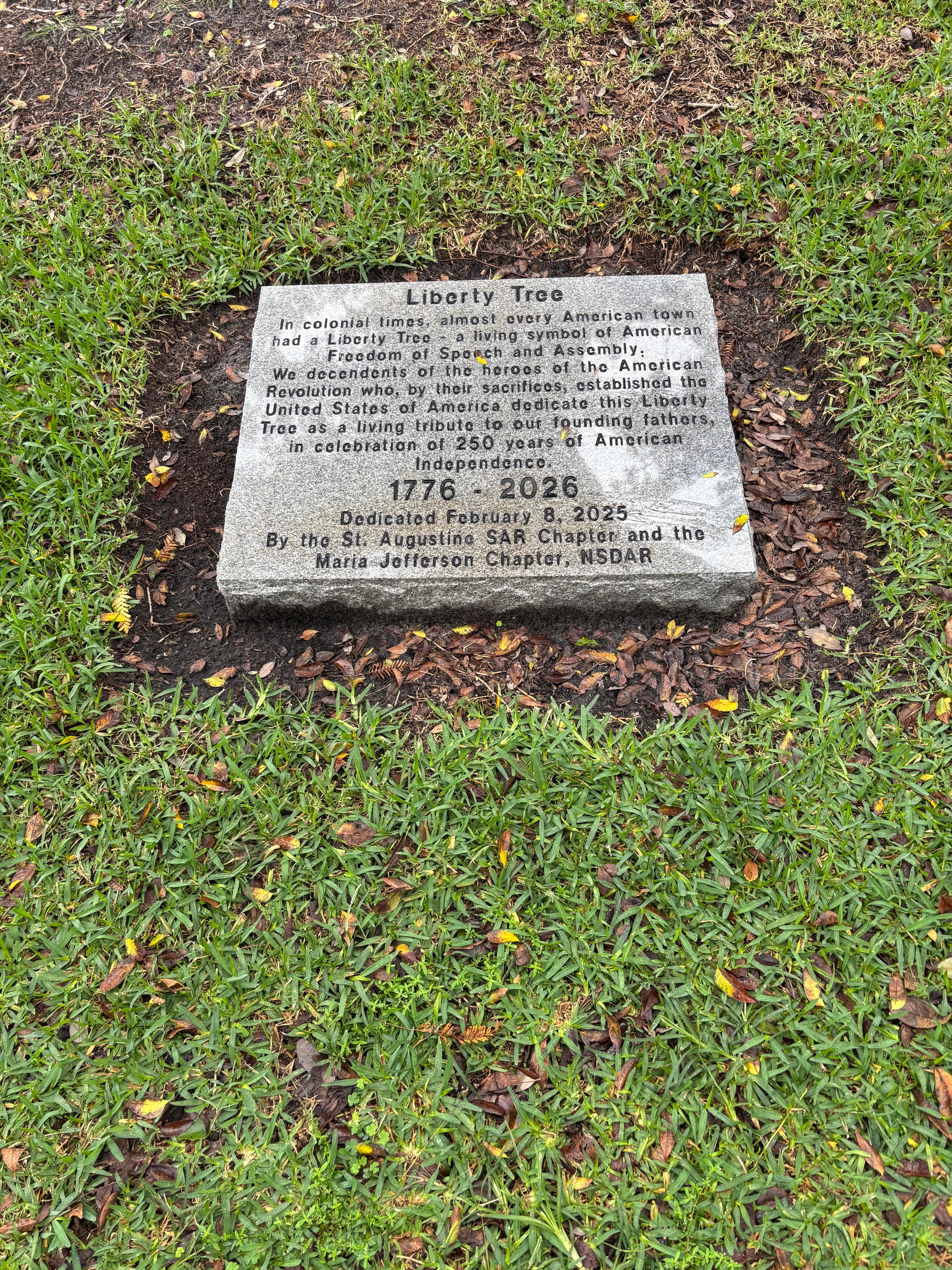 Liberty Tree Marker at The Oldest House