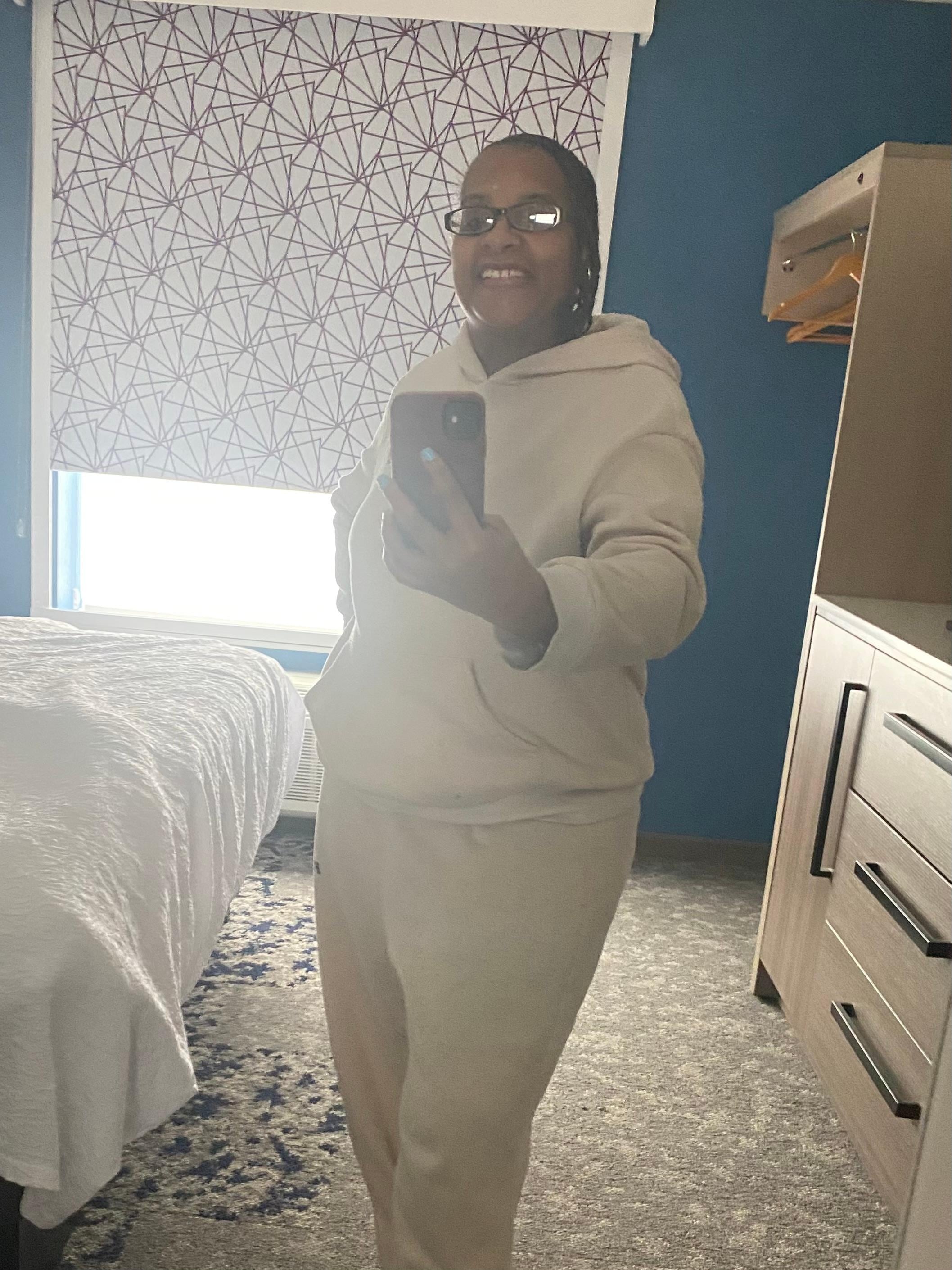 Me before I left 
It was very relaxing for me 