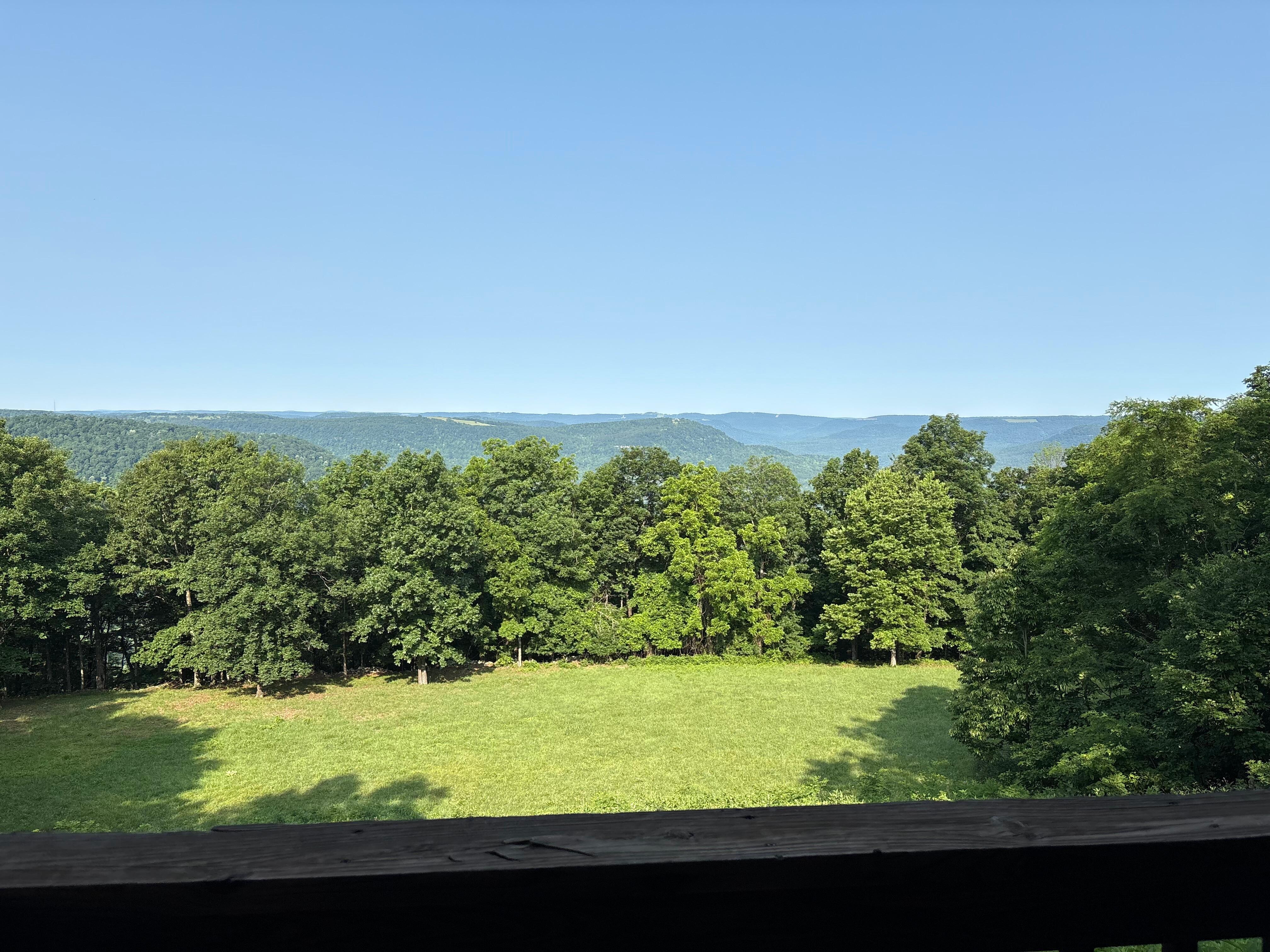 View off the back