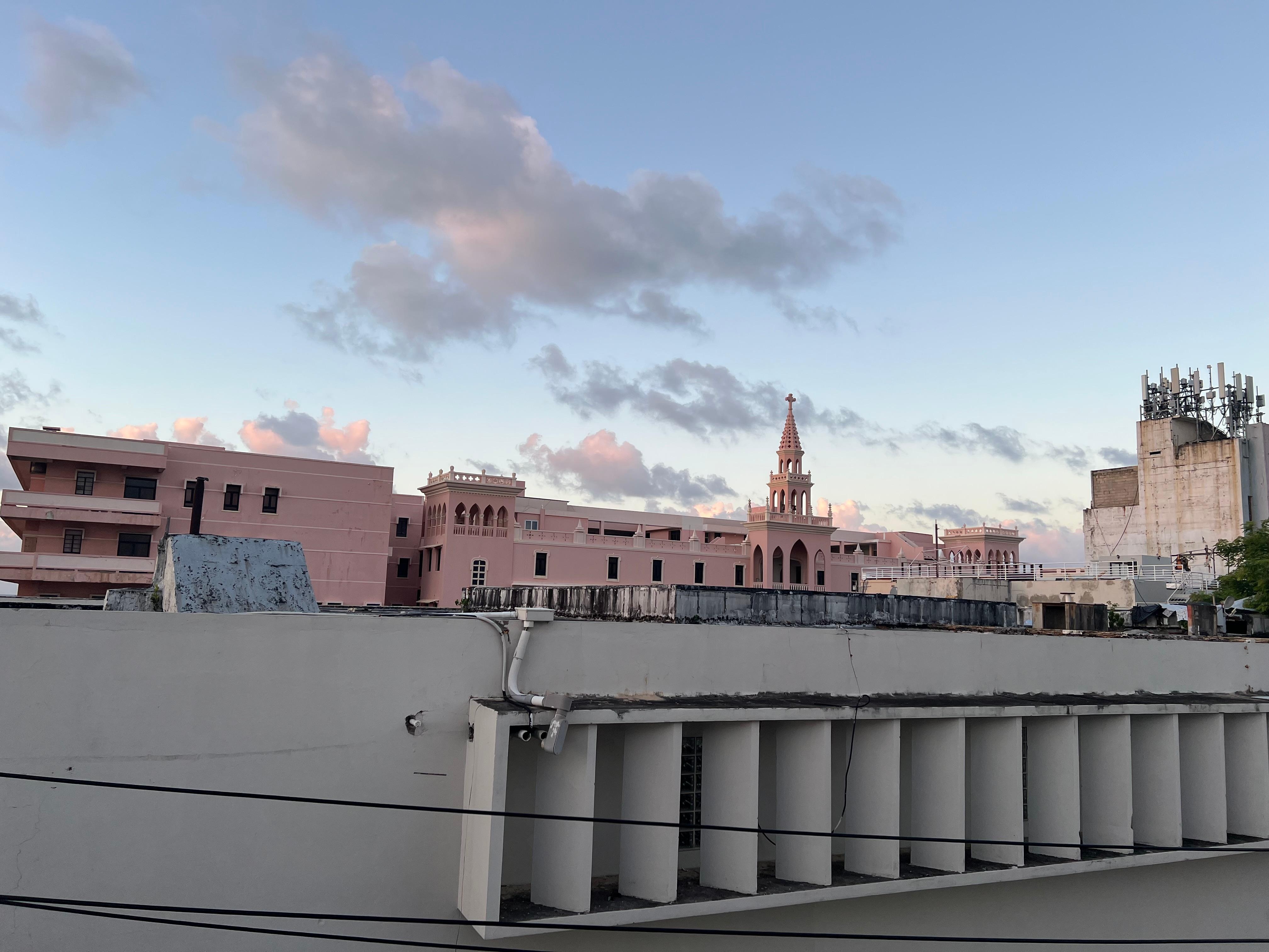 Balcony view.