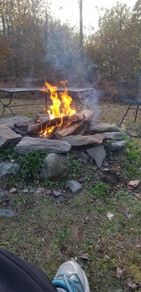 Backyard firepit