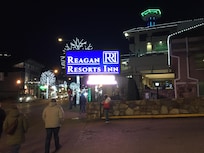 Looking down Parkway towards Pigeon Forge.