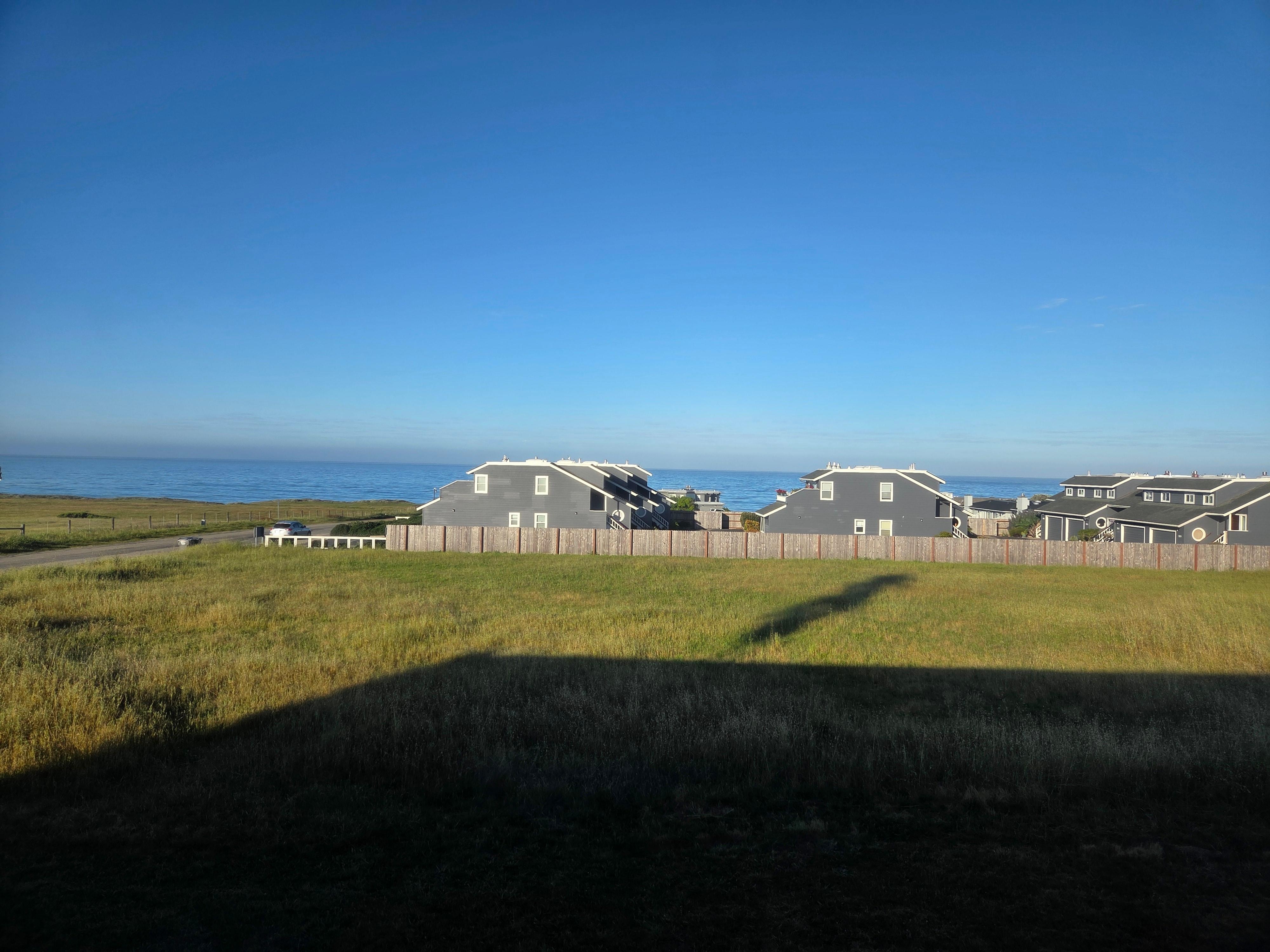 The view without the windows frame.