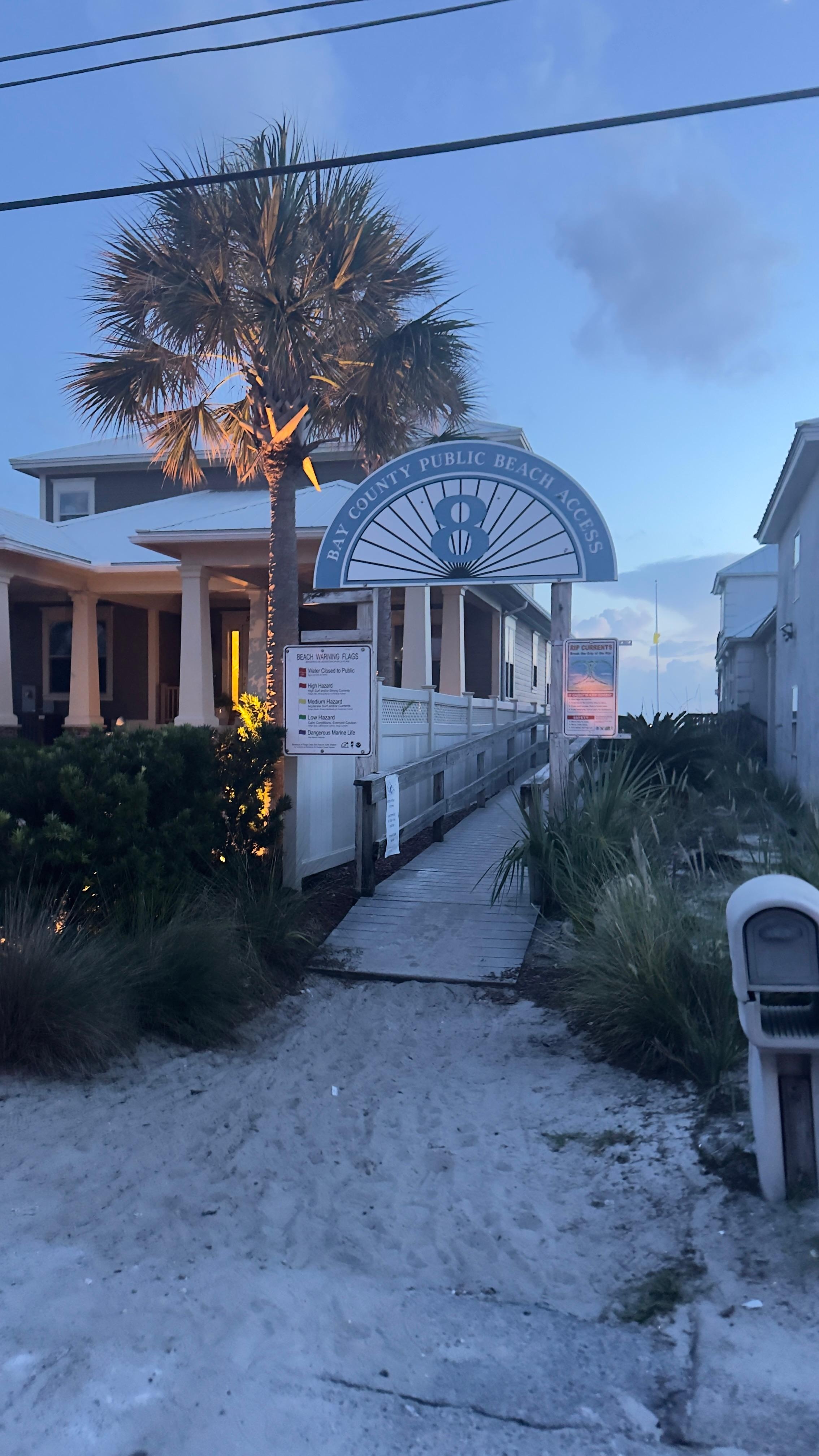 Just a block away, great short walk.