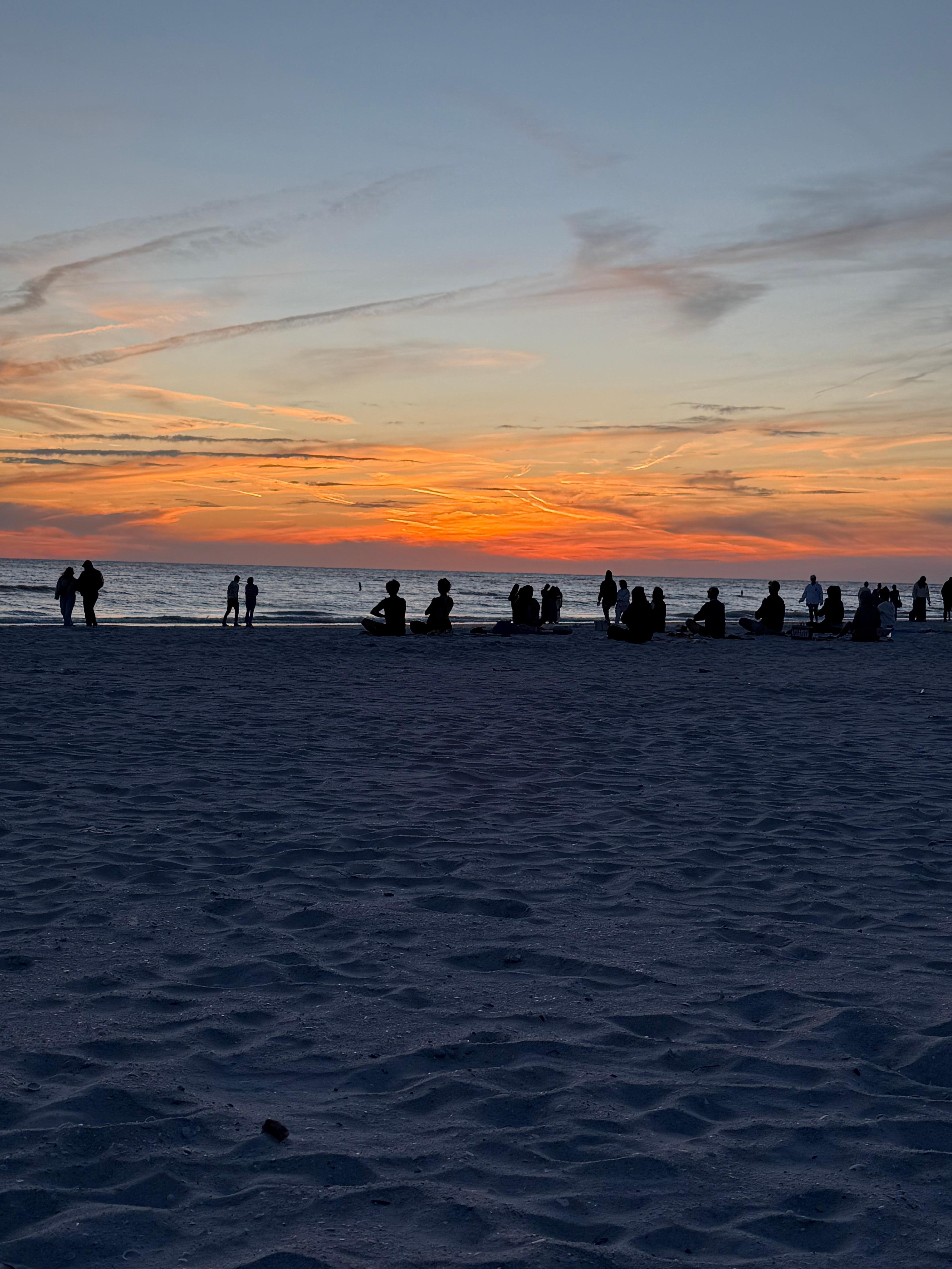 Yoga on the beach 
