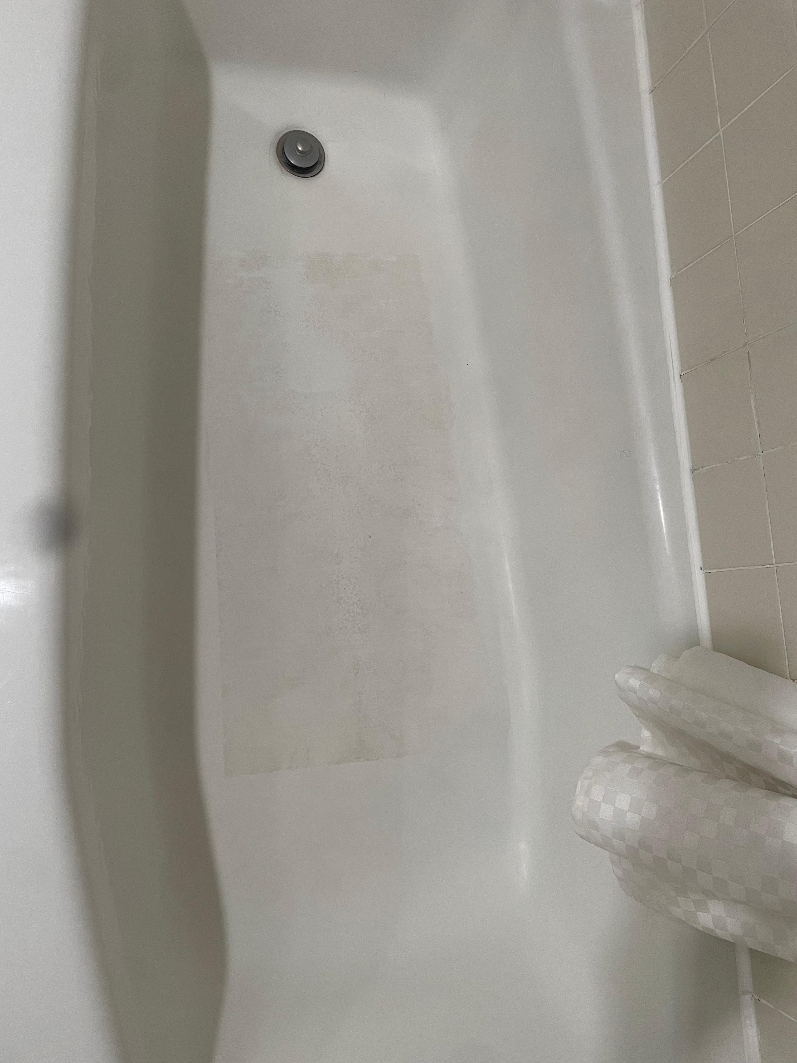 stain in tub