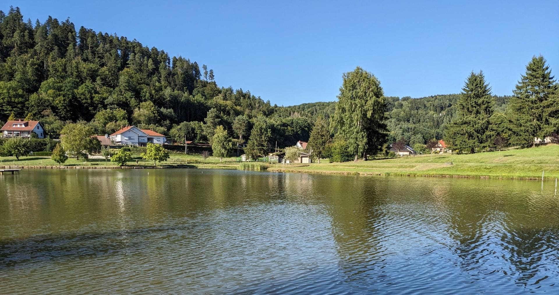 Walscheid leisure lake -easy access shallow shoreline great for kids.