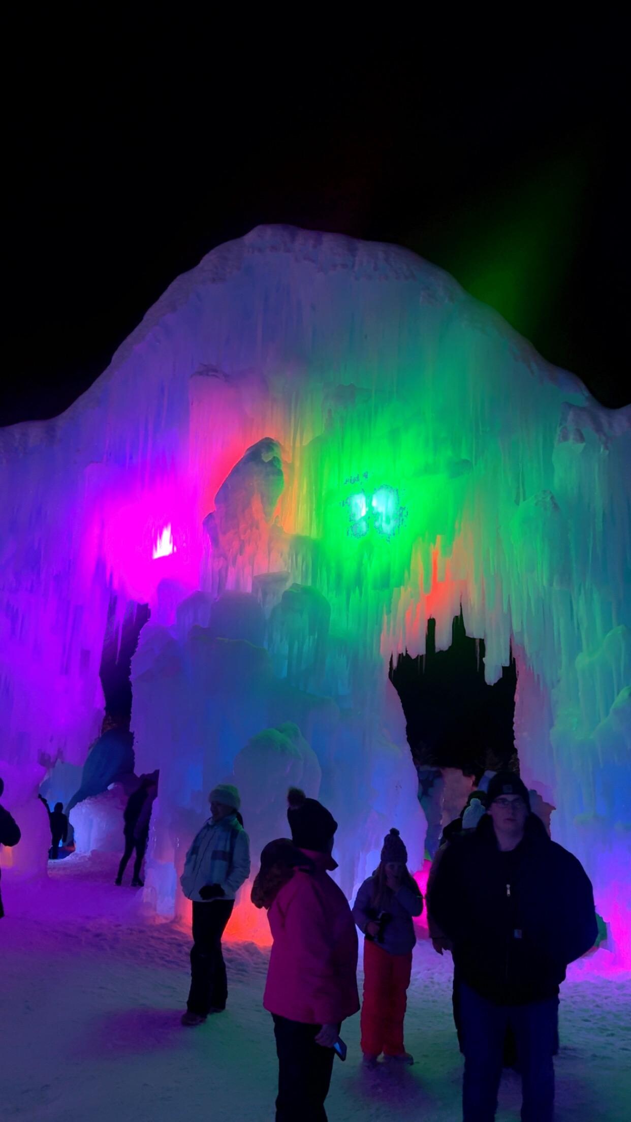 Visited the Ice Castles in Lincoln <3