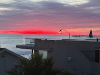 Sunset from the balcony.