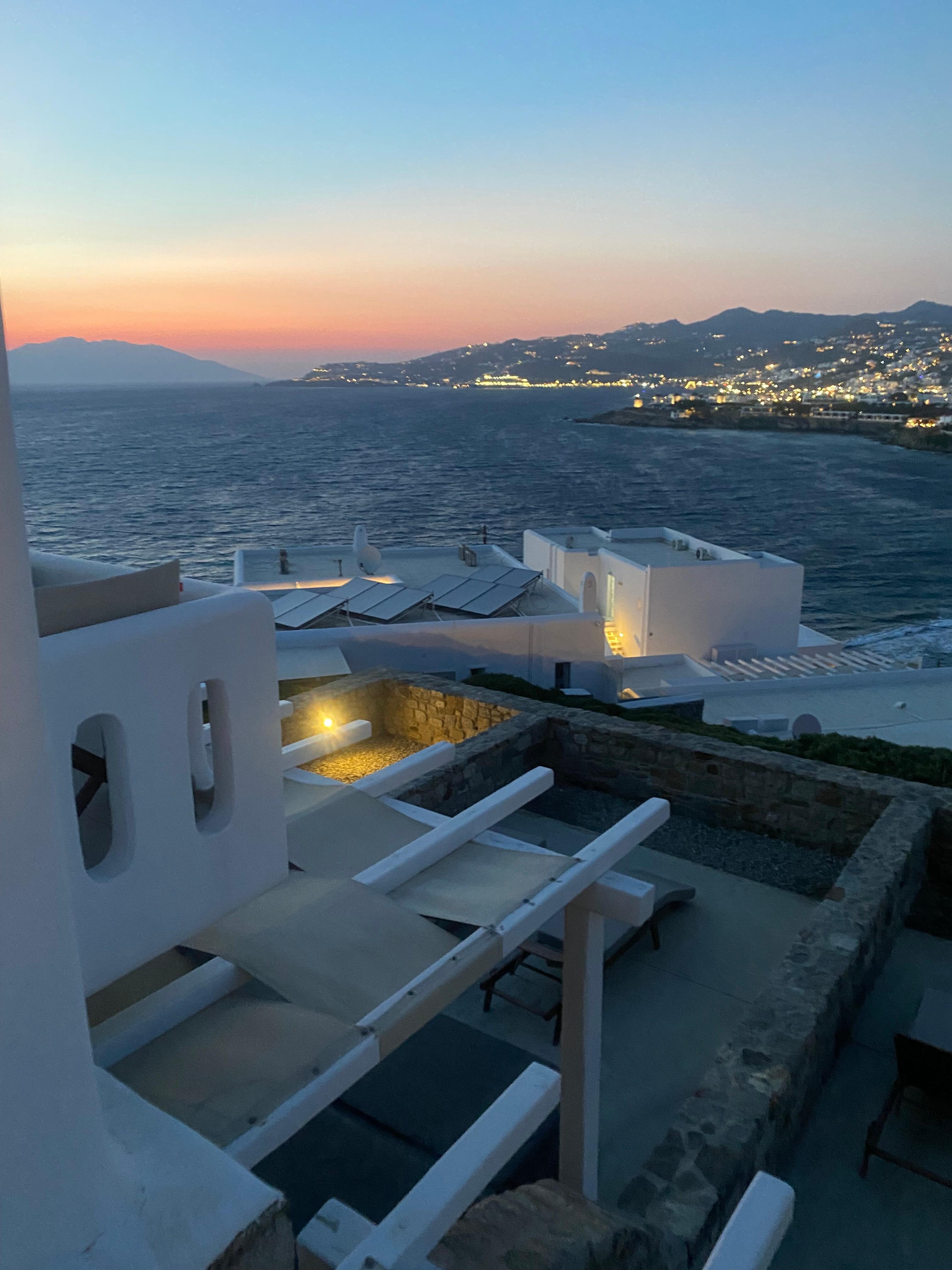 View at night