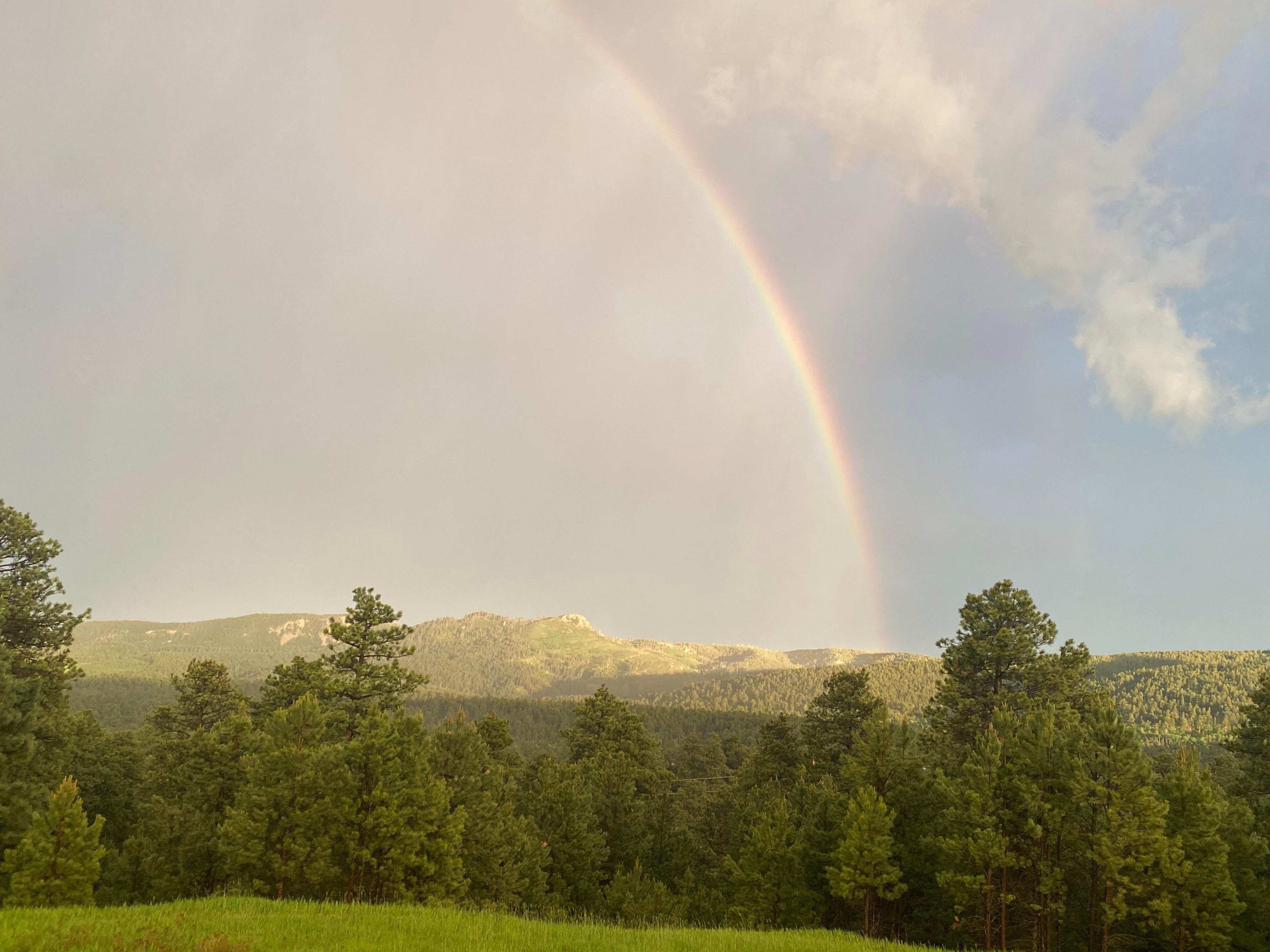 View from deck after a storm