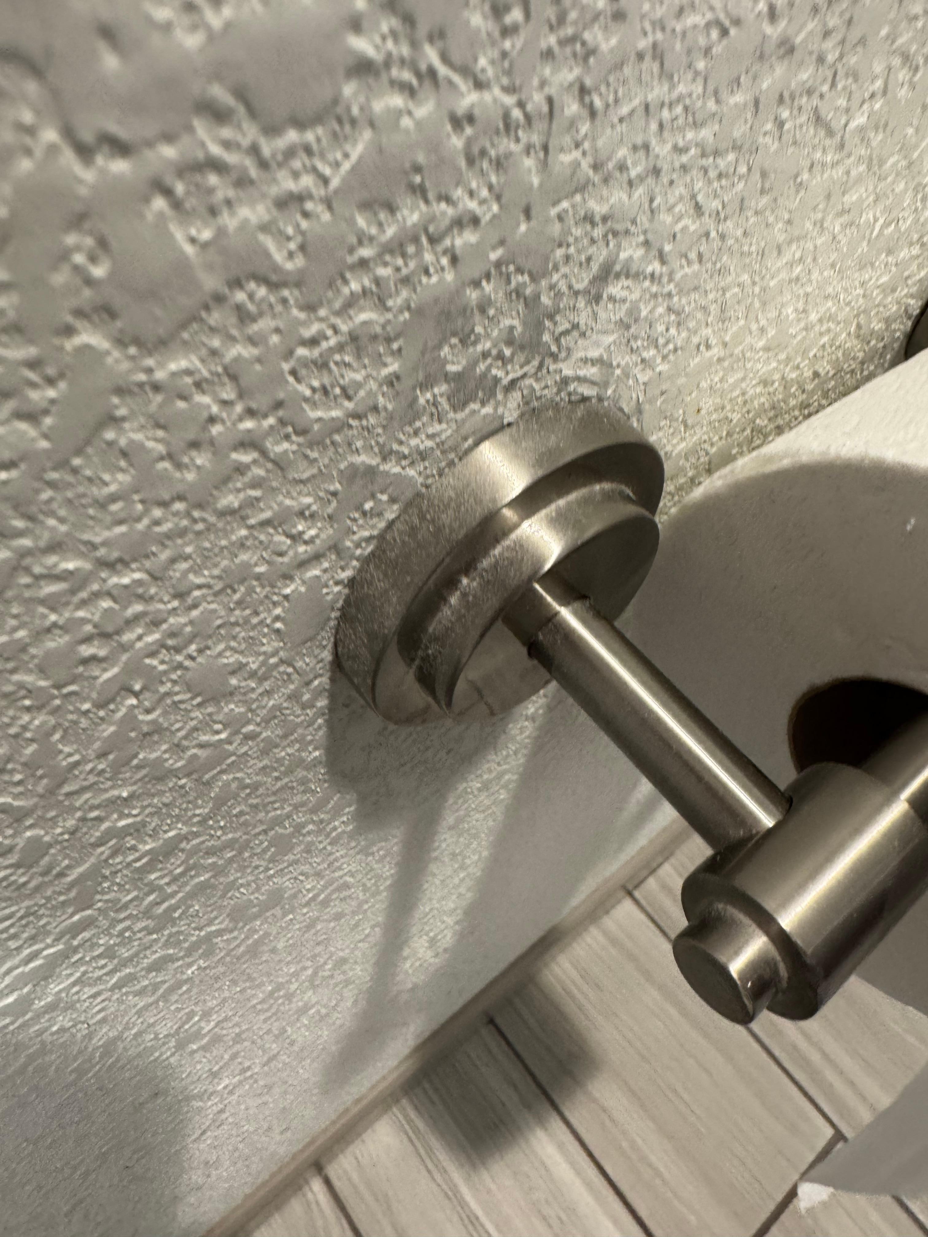 Dirty and falling off the wall