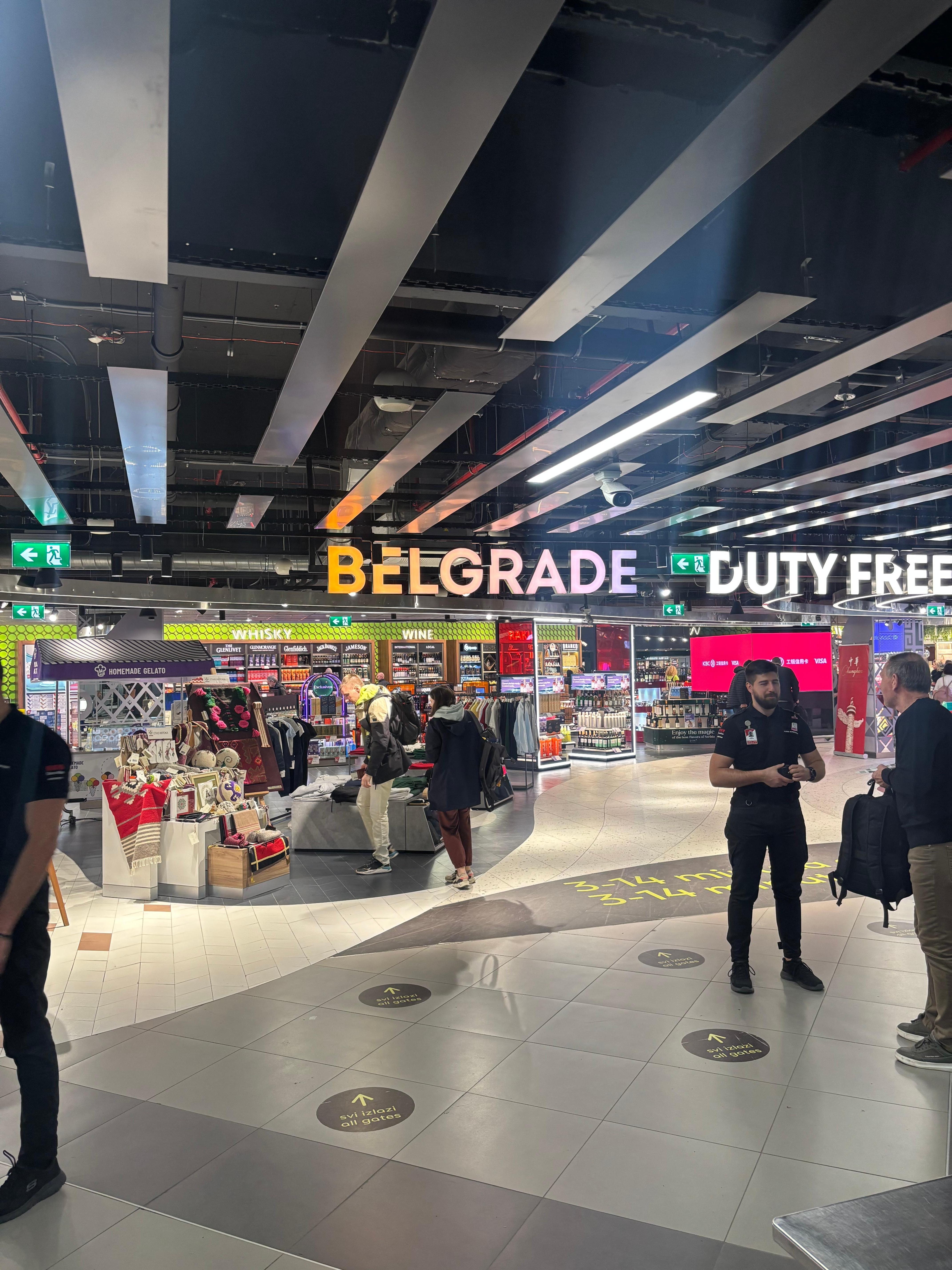 AirPort Duty free shop with excellent chocolate from Sweden and lots of variety of perfumes, liquor, watches, 