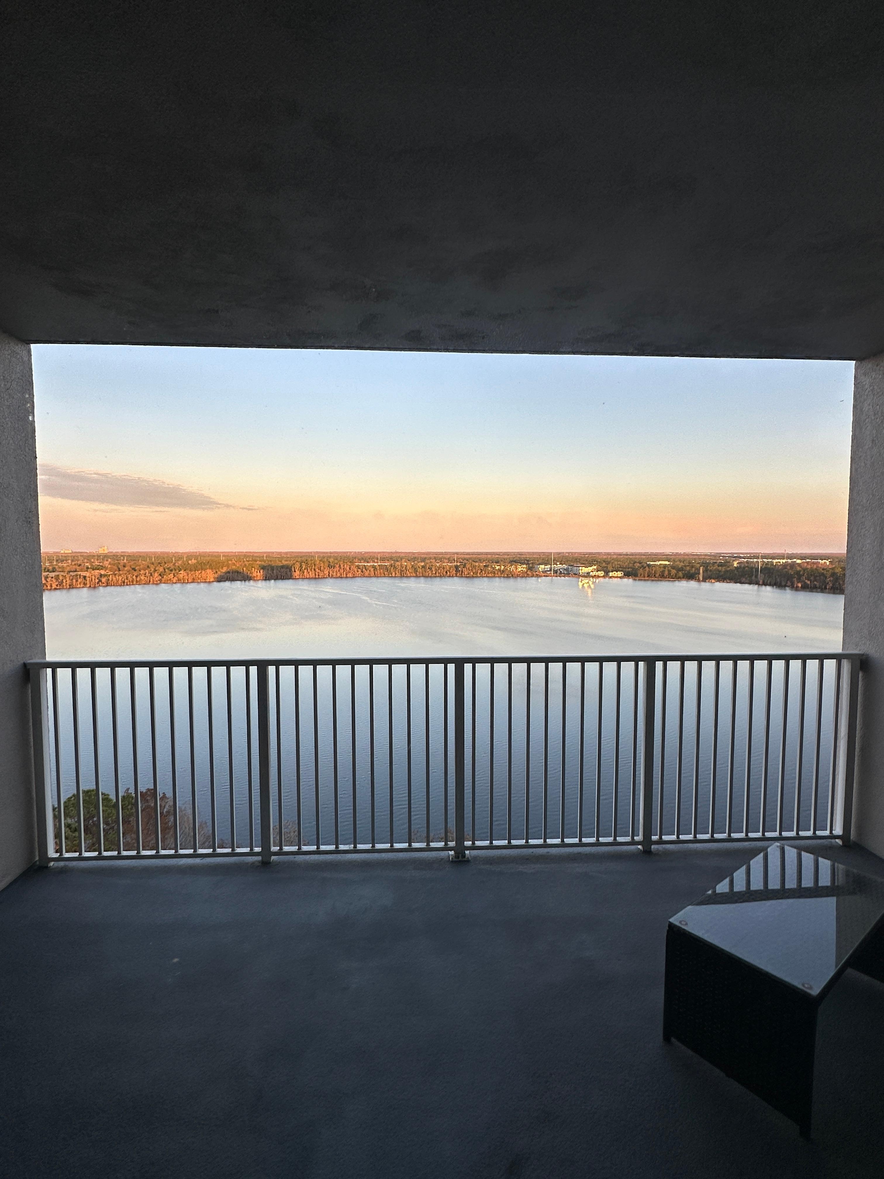 View from the balcony