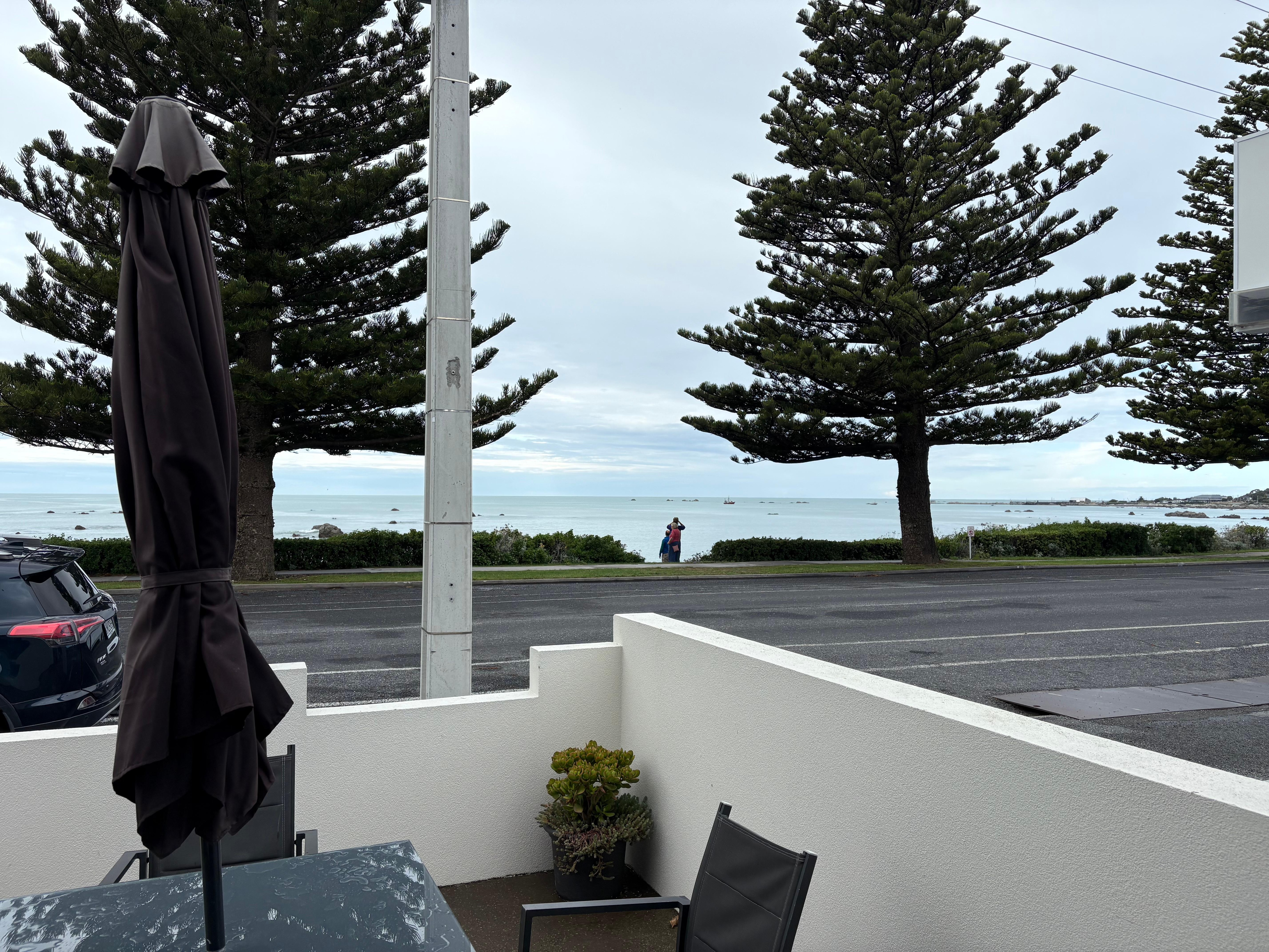 View from our room- close to the water