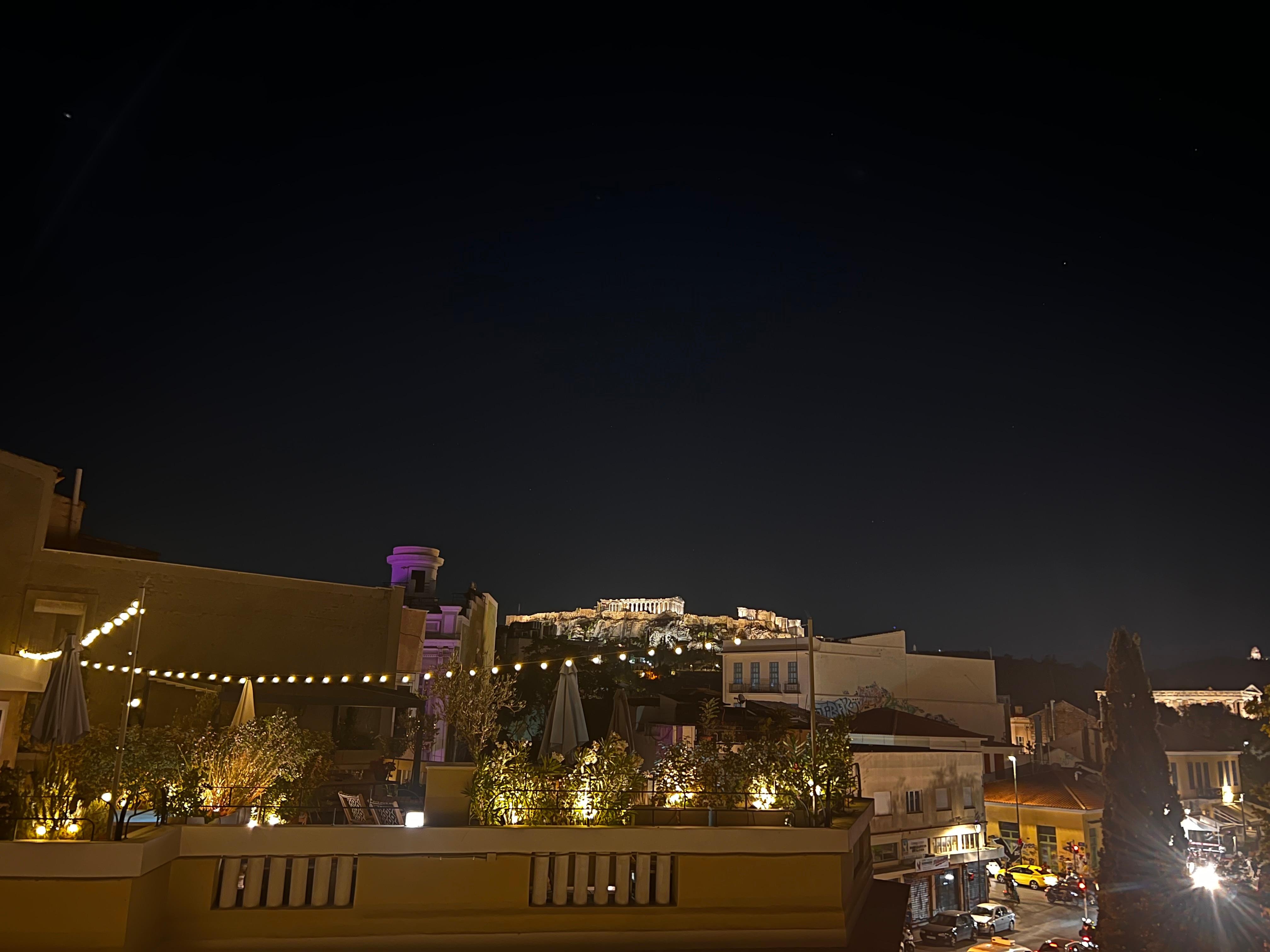 This is the view from the shared roof top patio.  