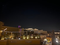 This is the view from the shared roof top patio.