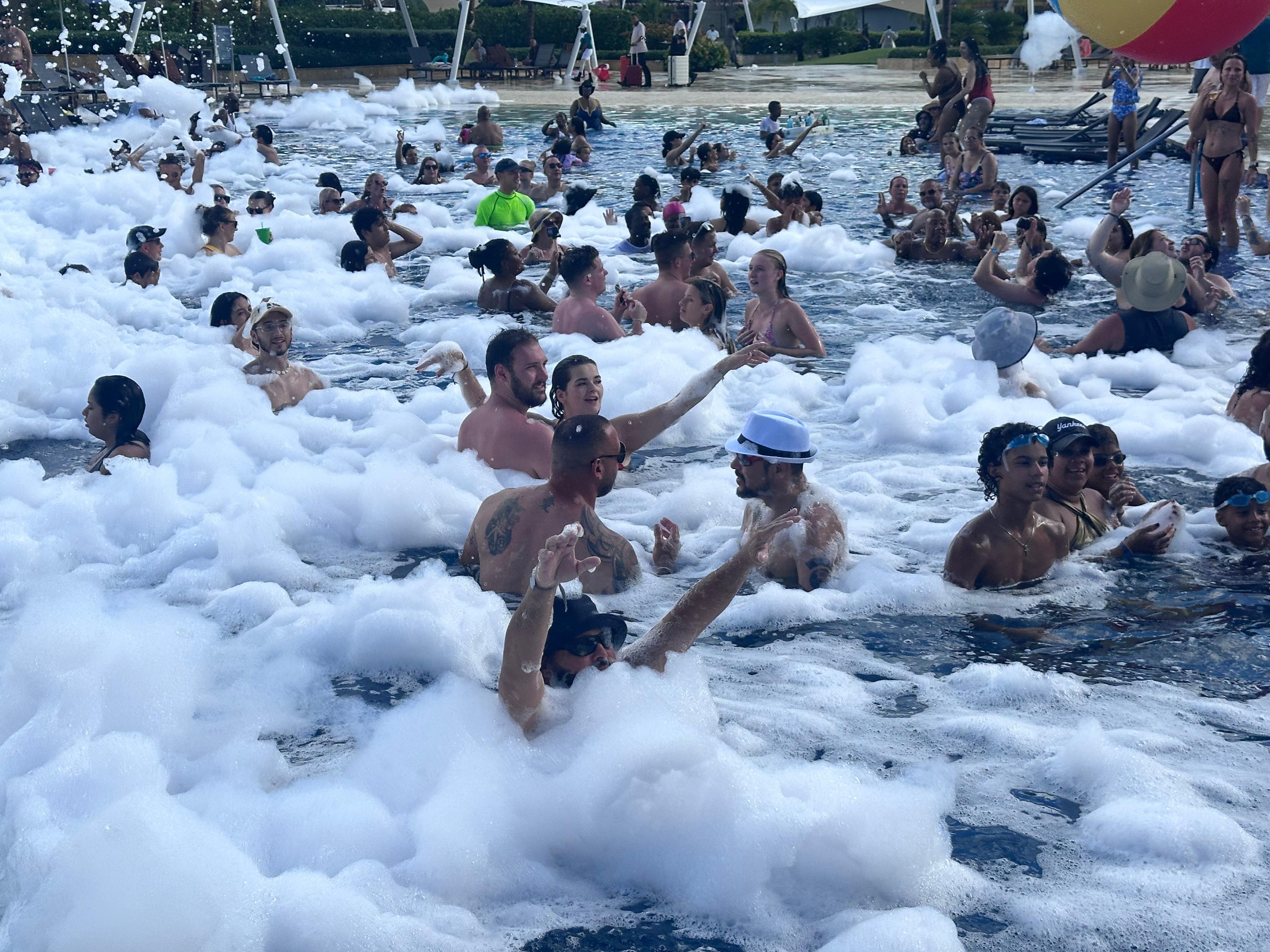 Foam party was a blast