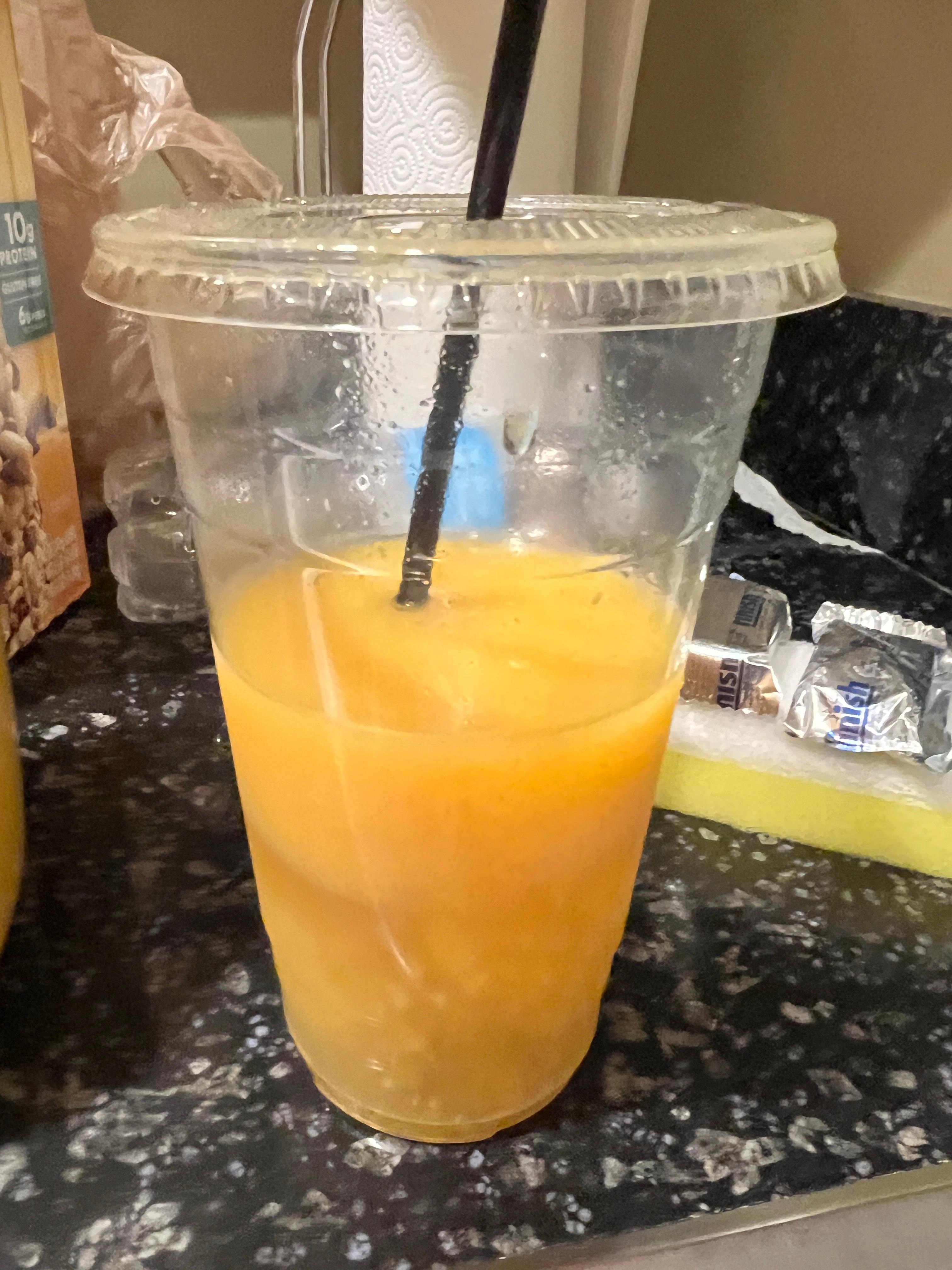 Old concentrate orange juice I was charged $9.75 for. They did refund my money. And the manager was nice, which is the only reason they got two stars not one.