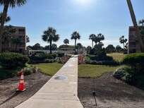 Walkway to the pool and beach!
