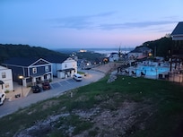 The view from the deck was breathtaking.