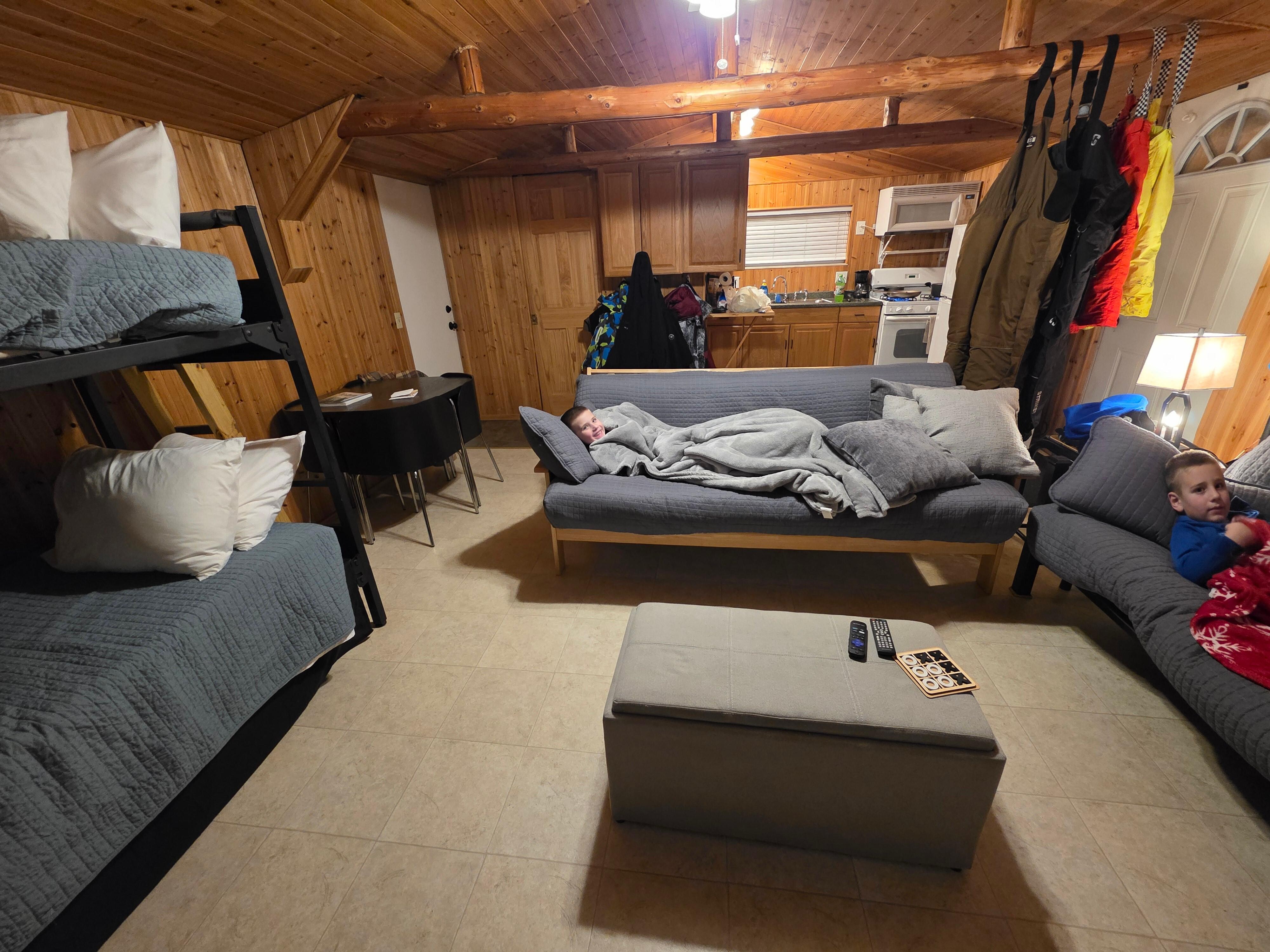 My boys loved the open floor plan and being together in one room. 