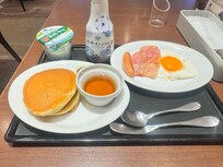 Breakfast at the hotel