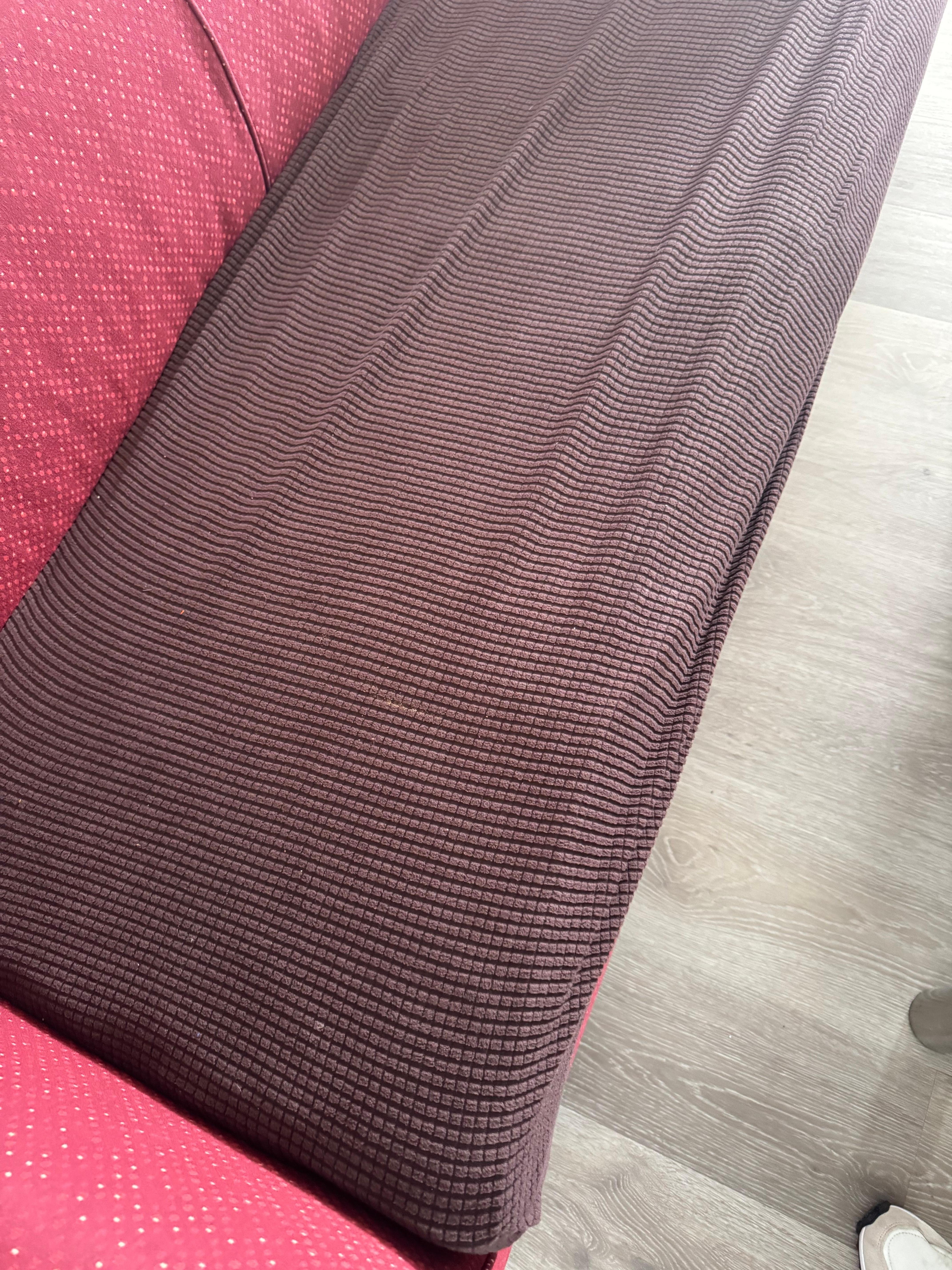 Stains and crust on the couch